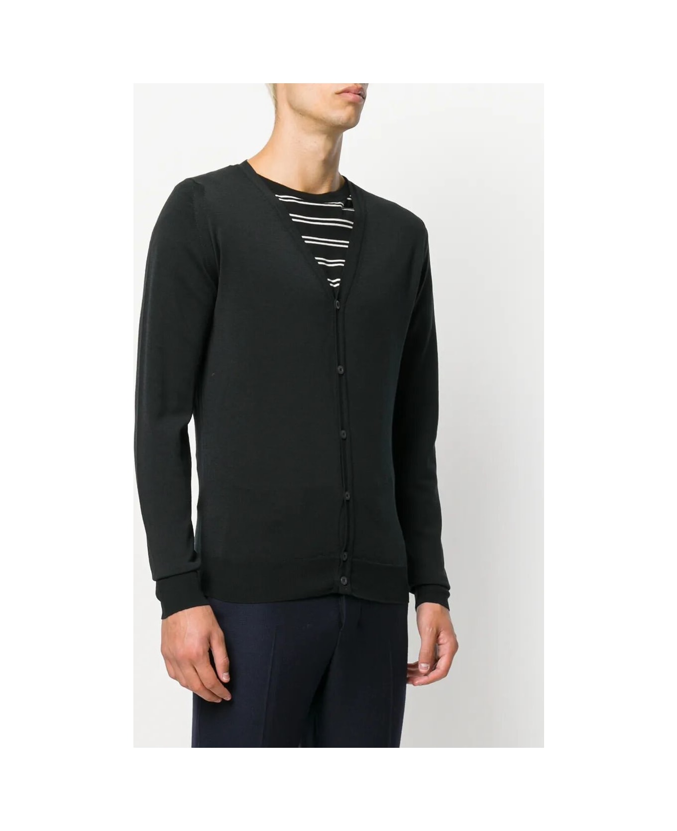 John Smedley Cardigan - Black