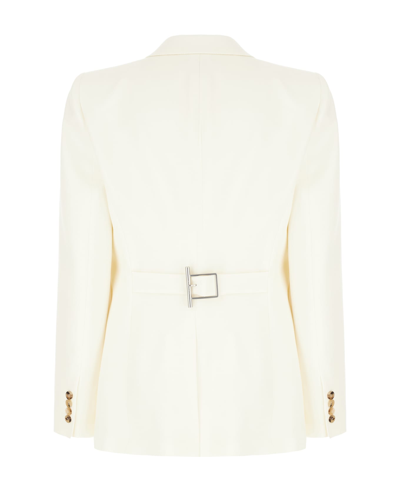 Alexander McQueen Ivory Wool Blazer - BONE