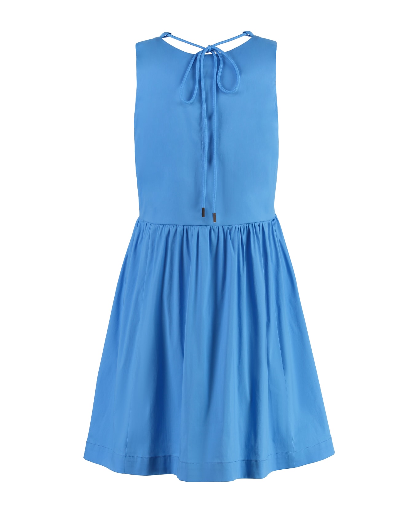 Pinko Avengers Cotton Mini-dress - Light Blue