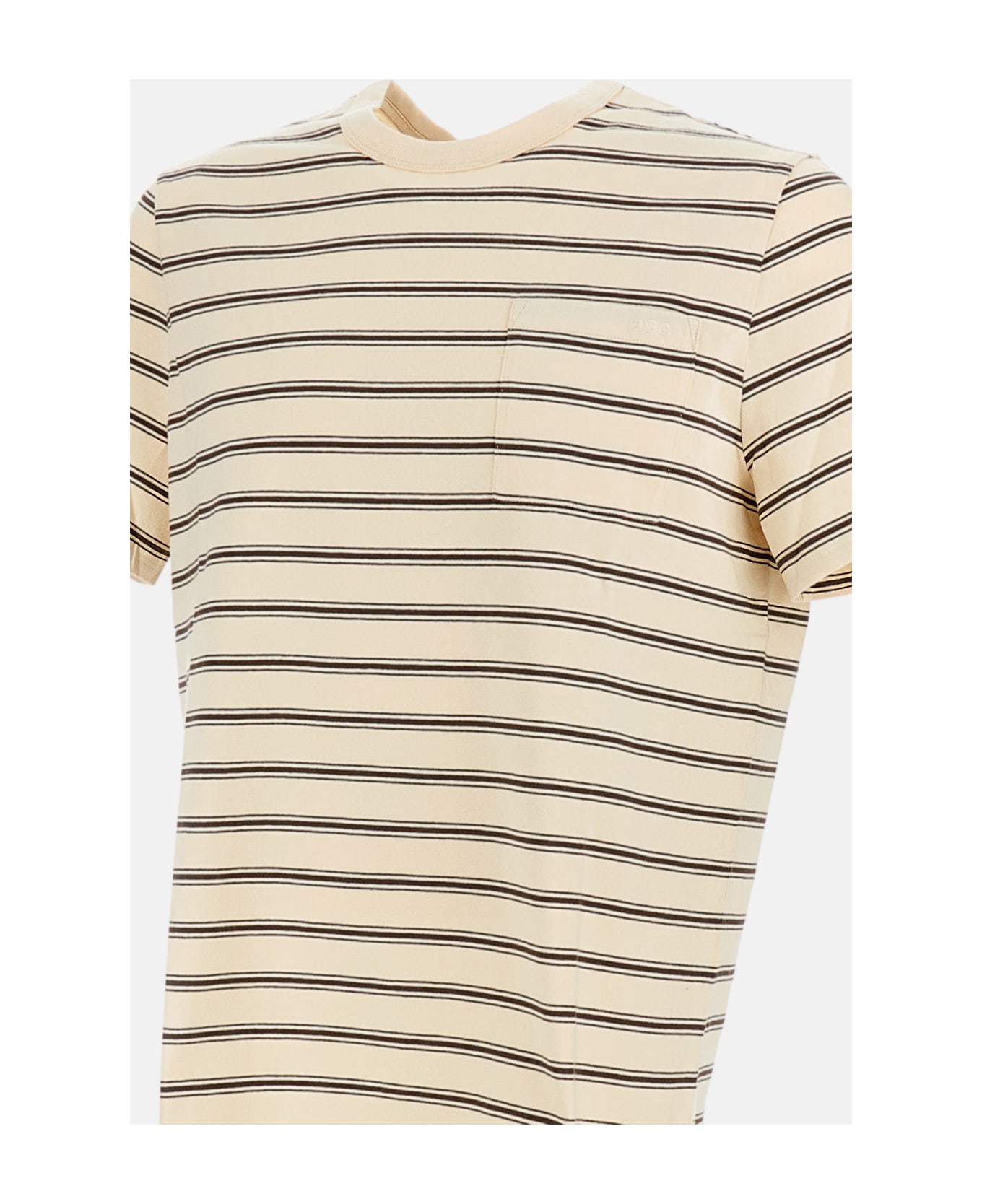 A.P.C. Striped T-shirt - Beige