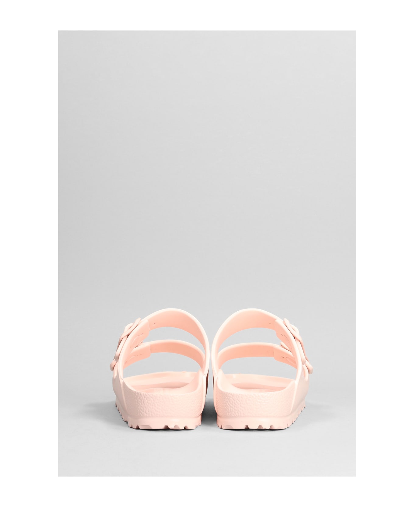 Birkenstock Arizona Eva Flats In Rose-pink Rubber/plasic - Rosa