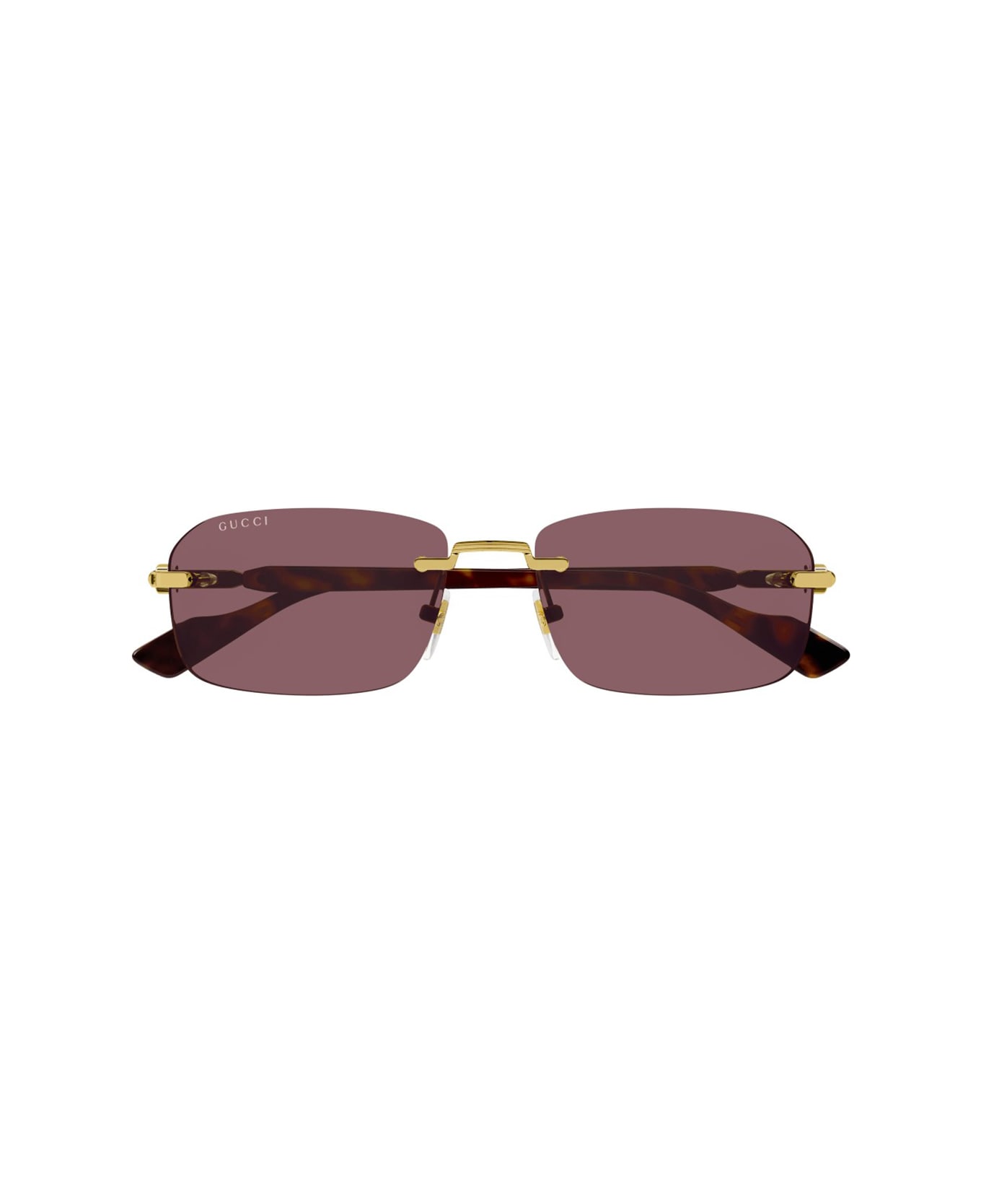 Gucci Eyewear GG1221S Sunglasses - Gold Havana Brown