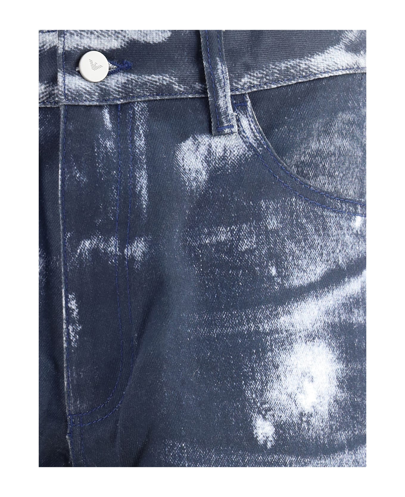 Emporio Armani Denim Print Pants