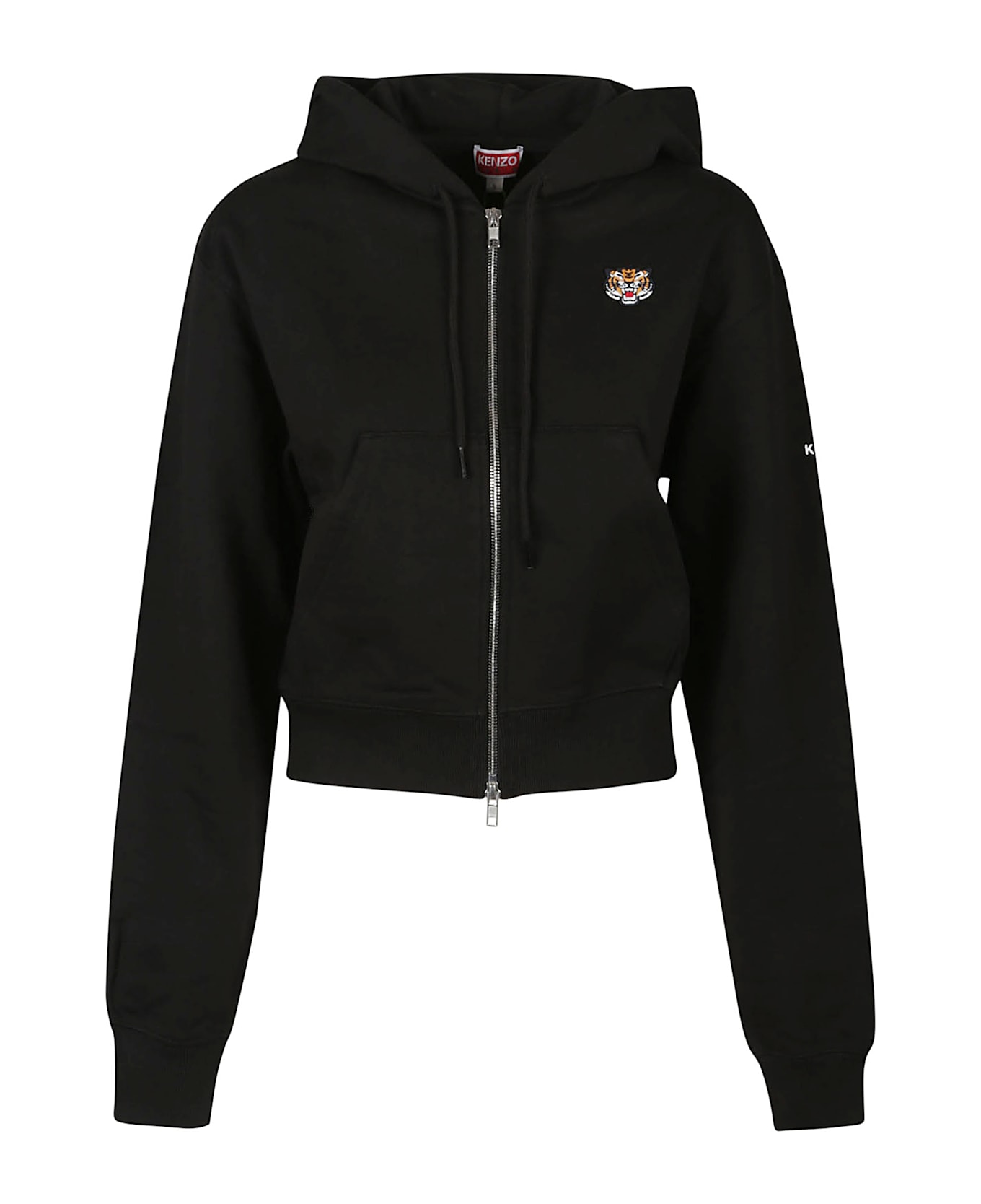 Kenzo Lucy Tiger Zip Up Sweatshirt - J Noir