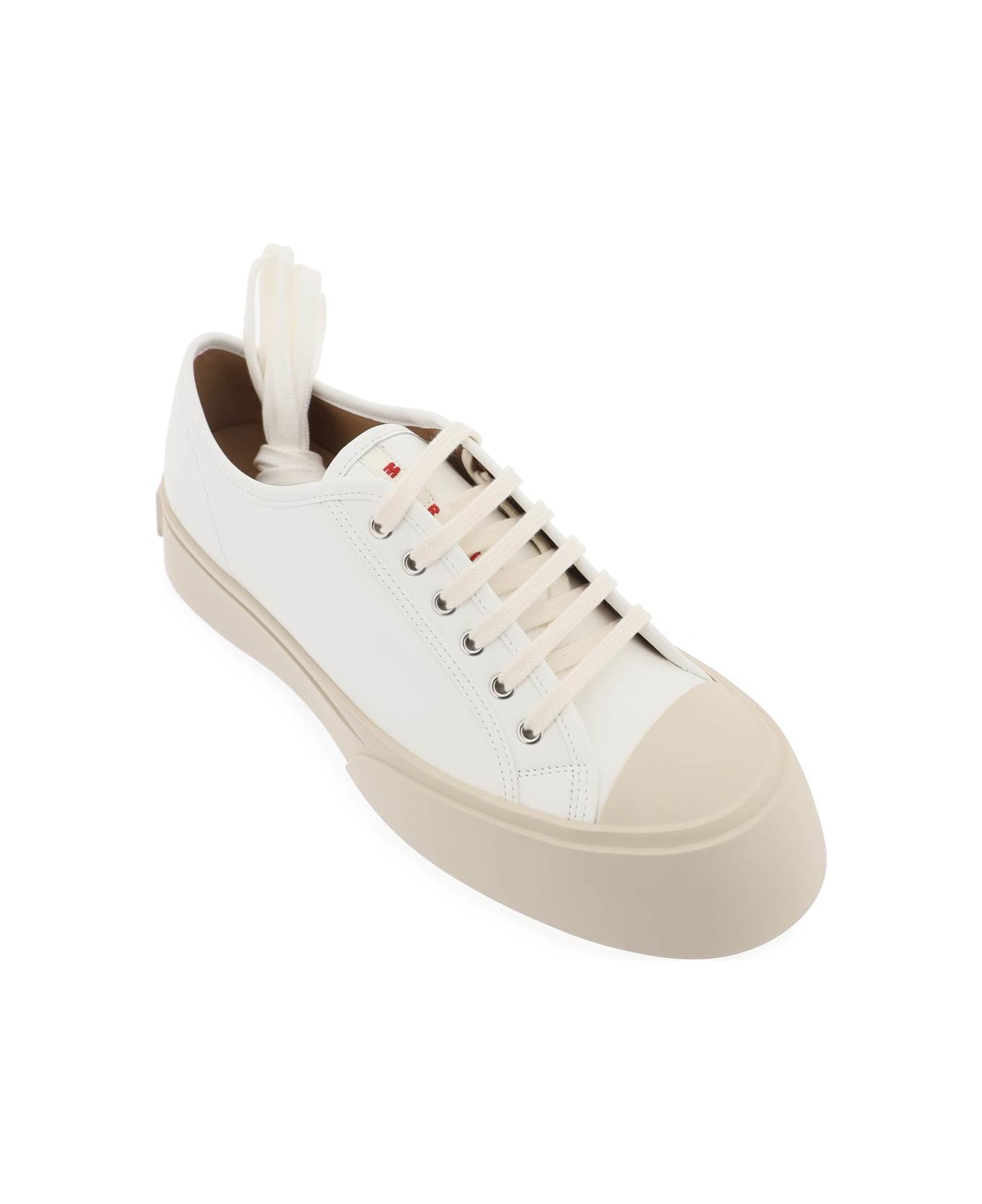 Marni Leather Pablo Sneakers - LILY WHITE (White)