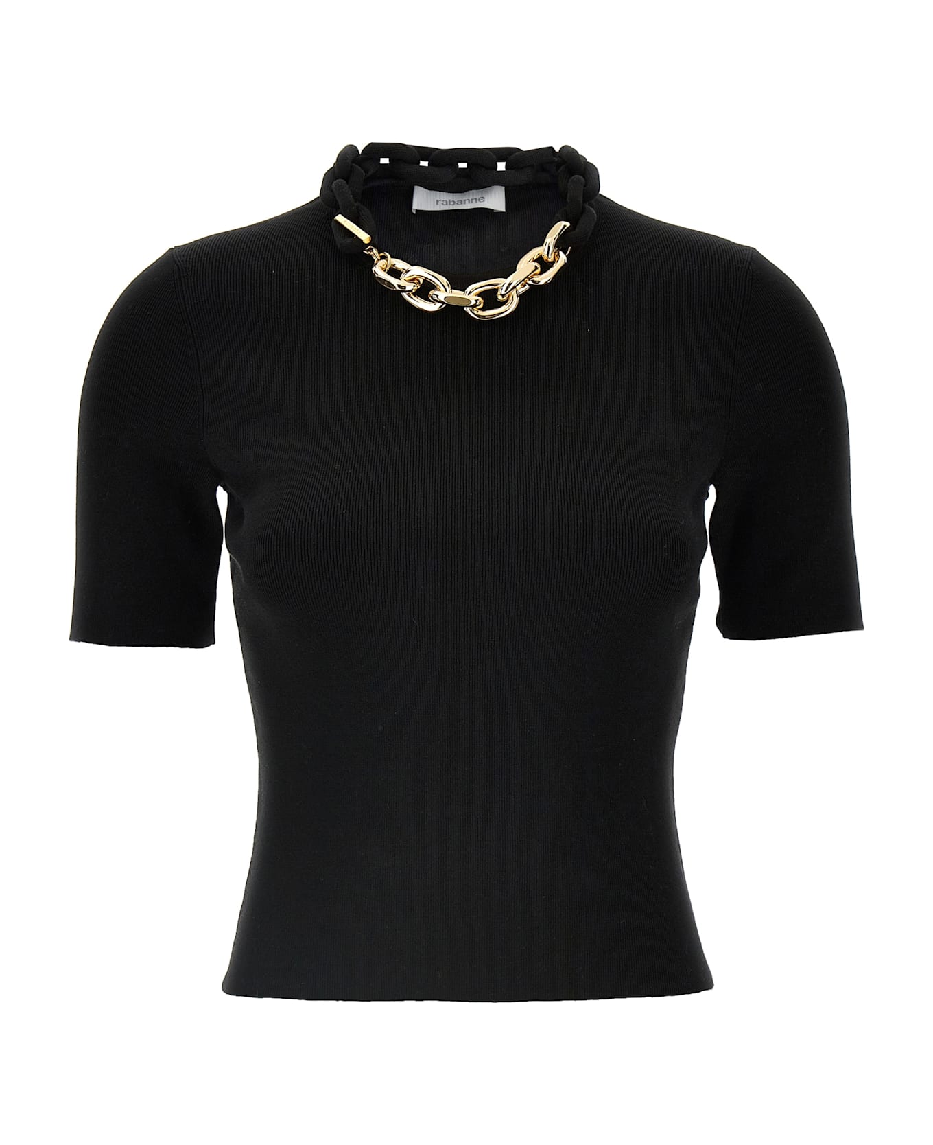 Paco Rabanne Chain T-shirt - Black