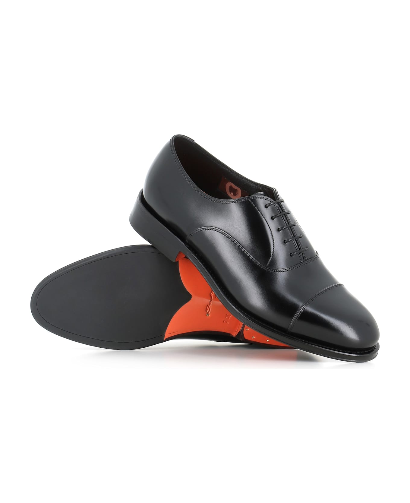 Santoni Oxford New Linger - Black