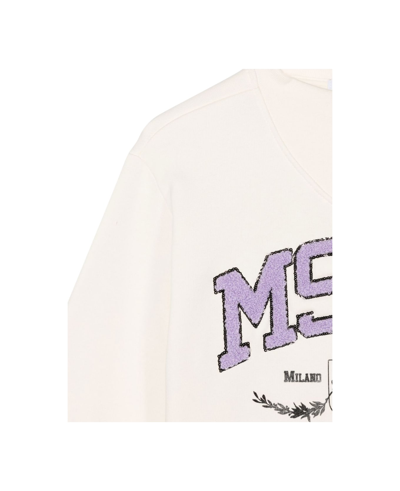 MSGM Crewneck Sweatshirt - IVORY