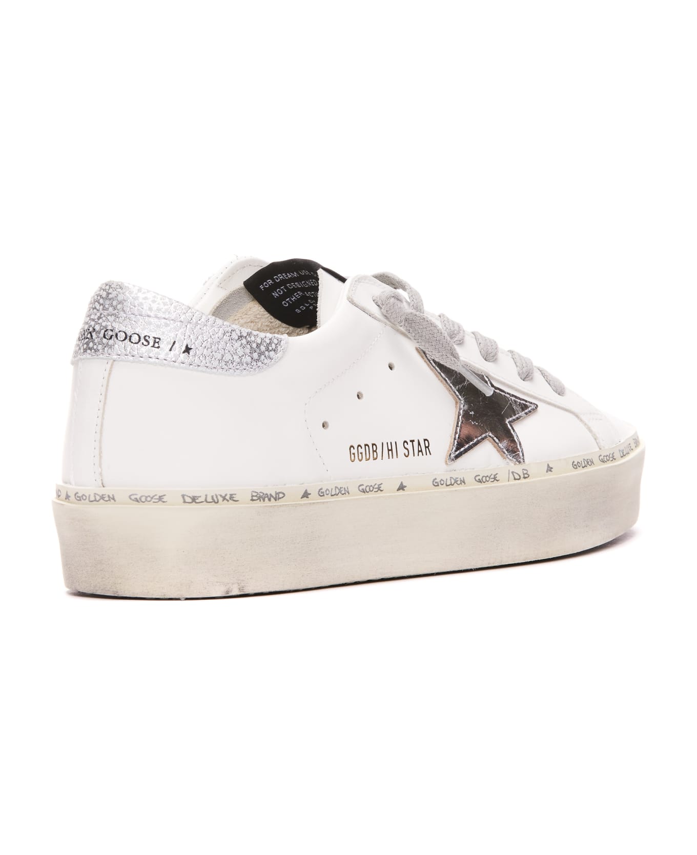 Golden Goose Hi Star Sneakers - White