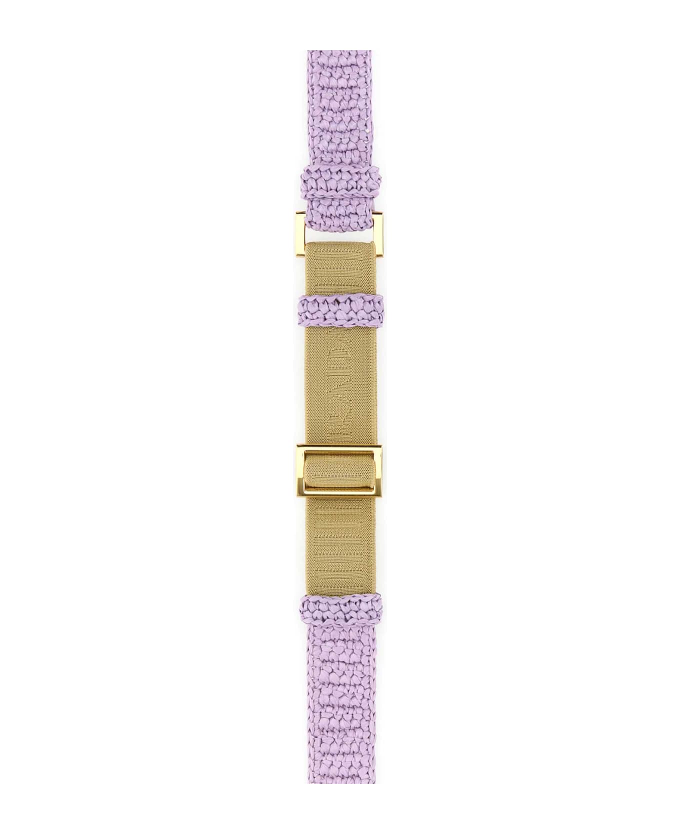 Prada Lilac Raffia Belt - LILIUM