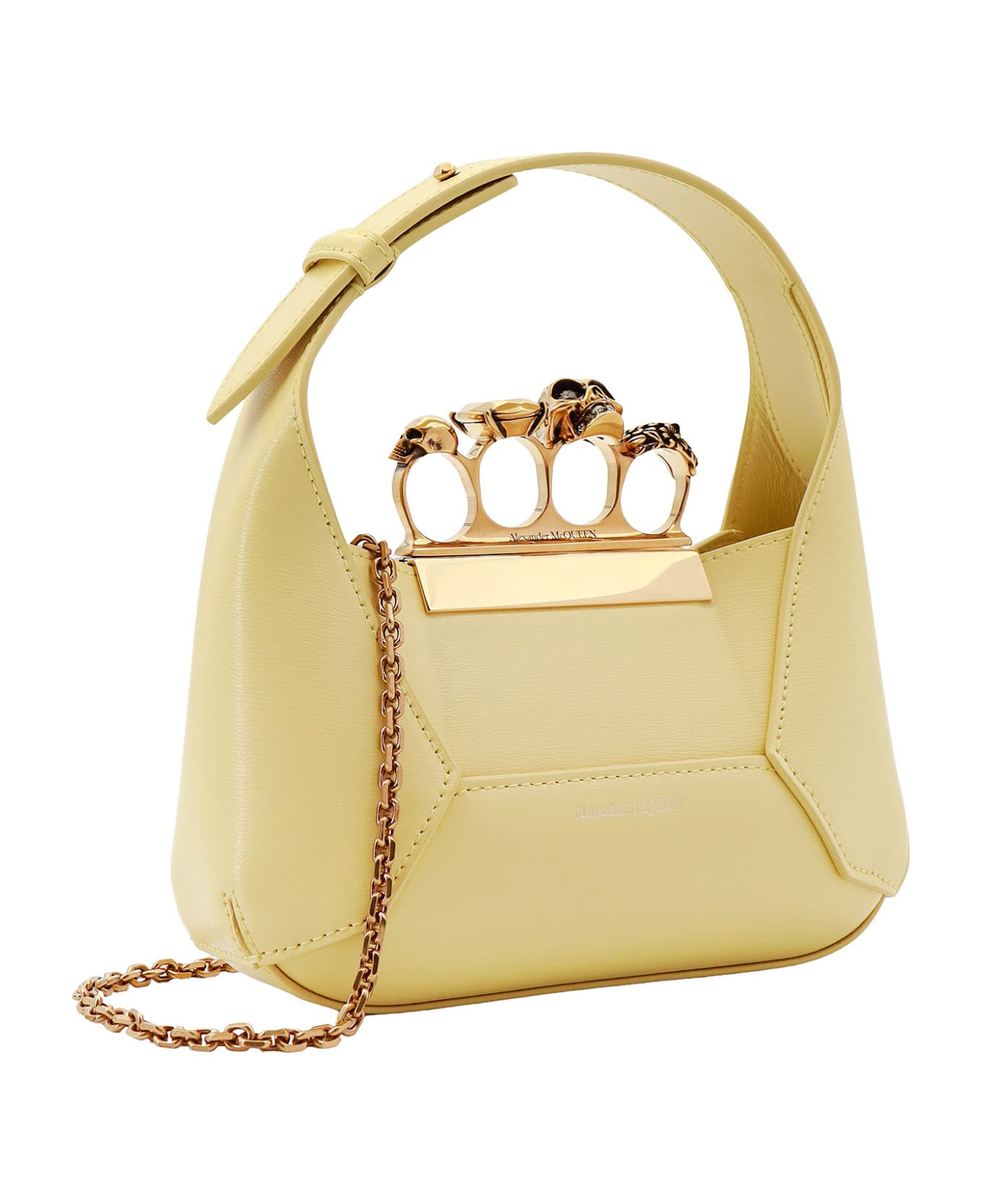 Alexander McQueen Jewelled Handbag - Yellow トートバッグ