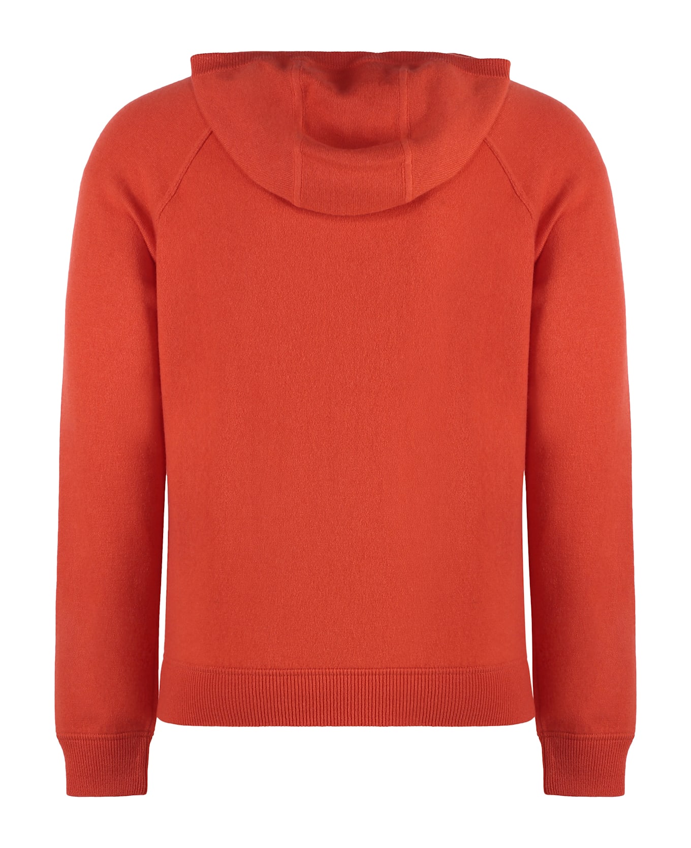Malo Knitted Hoodie - Orange