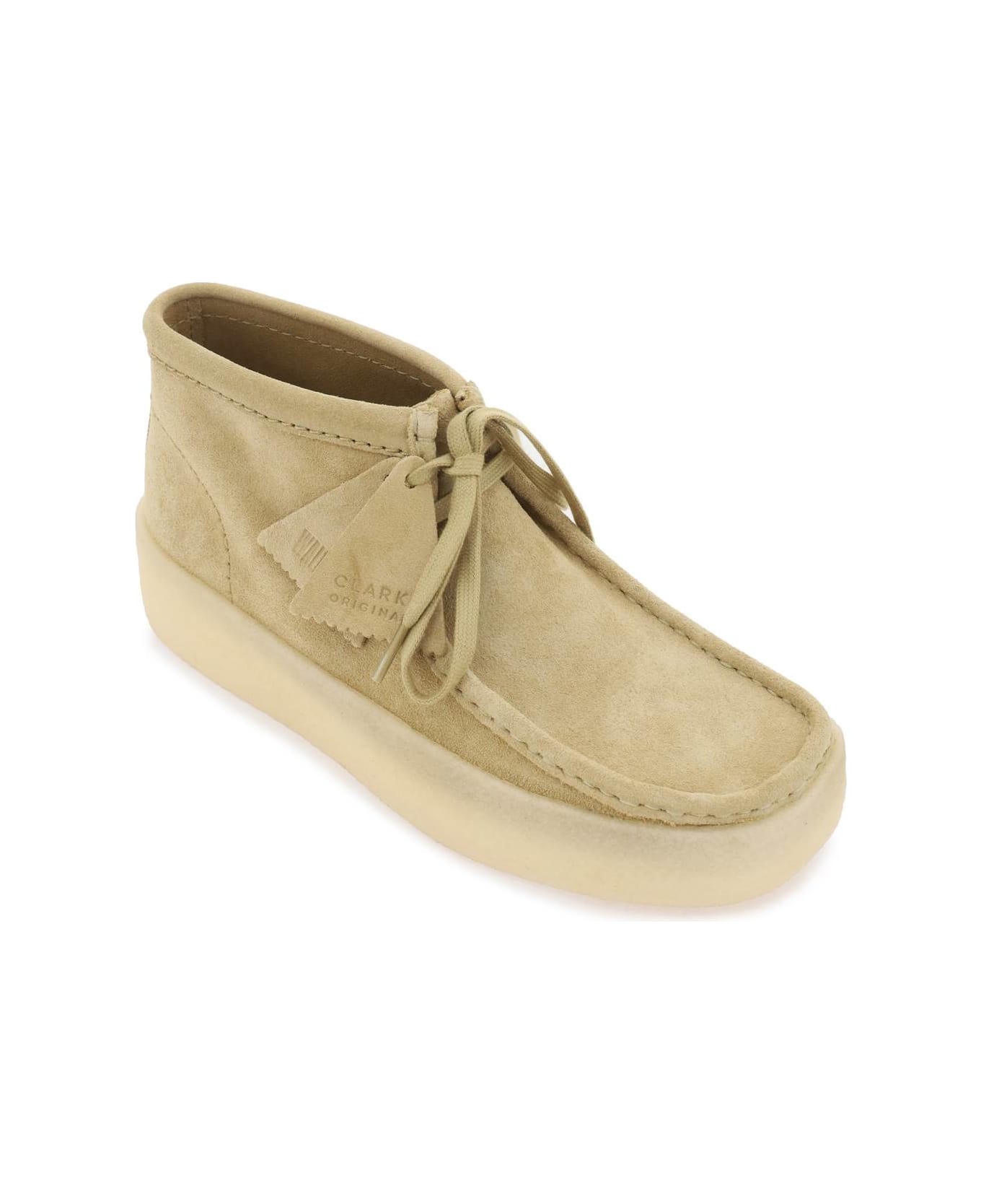 Clarks 'wallabee Cup Bt' Lace-up Shoes - Beige
