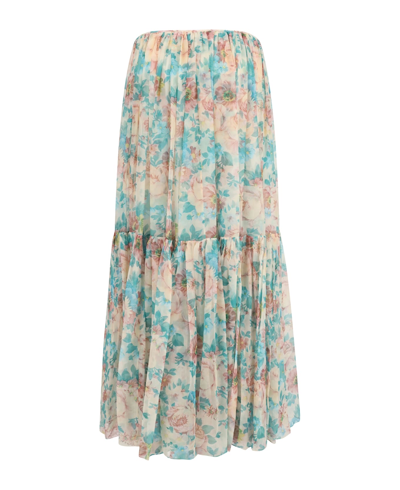 Chloé Long Floral Skirt