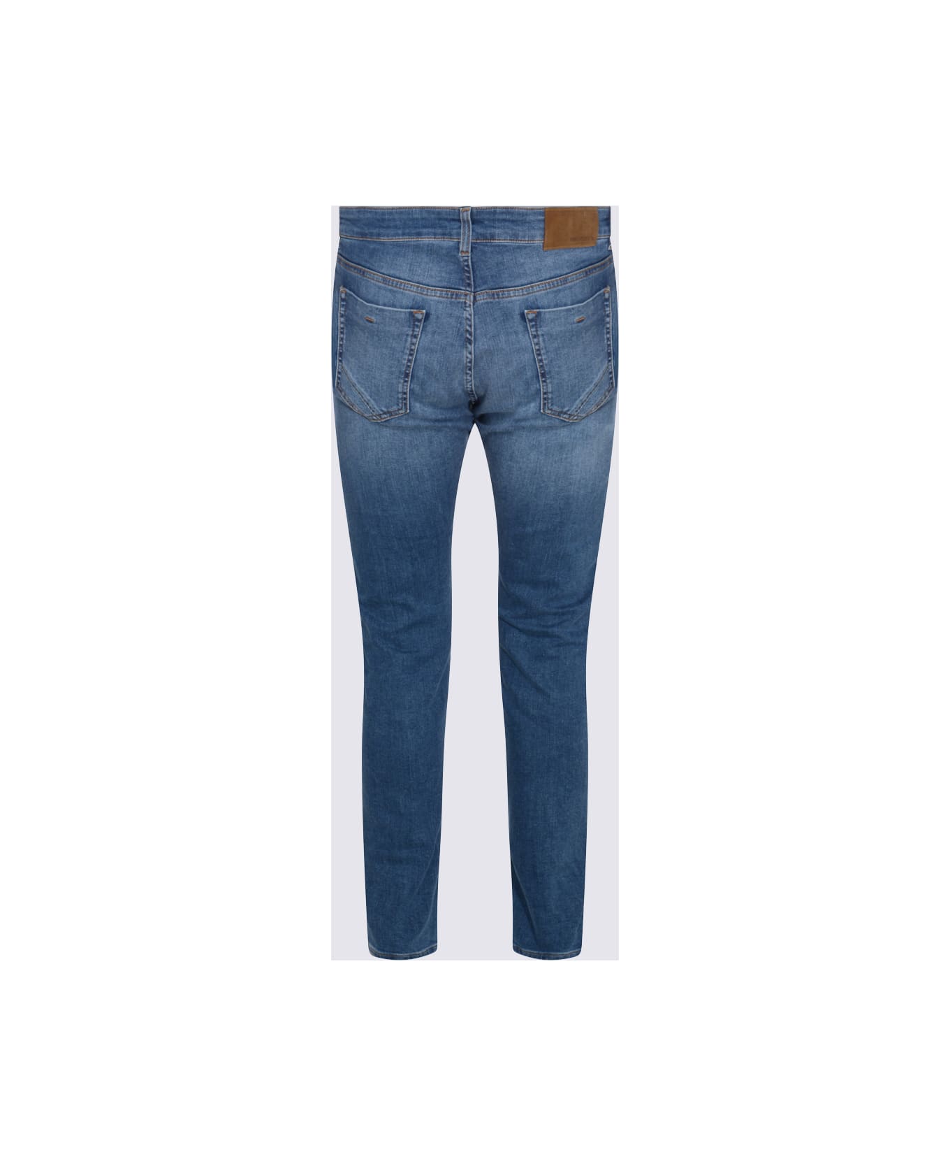 Incotex Dark Blue Cotton Jeans
