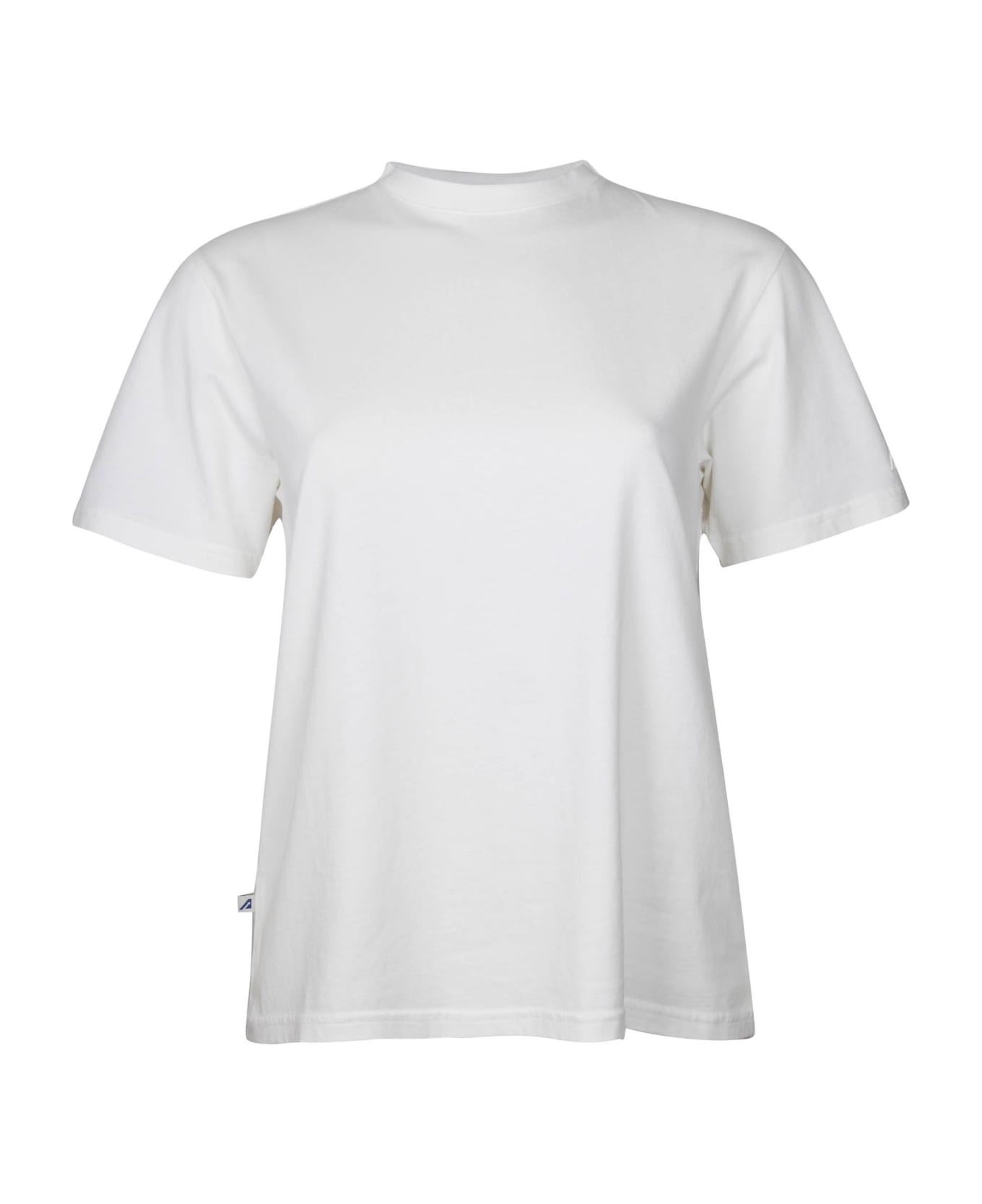 Autry Main Wom T-shirt In White Cotton - White Tシャツ