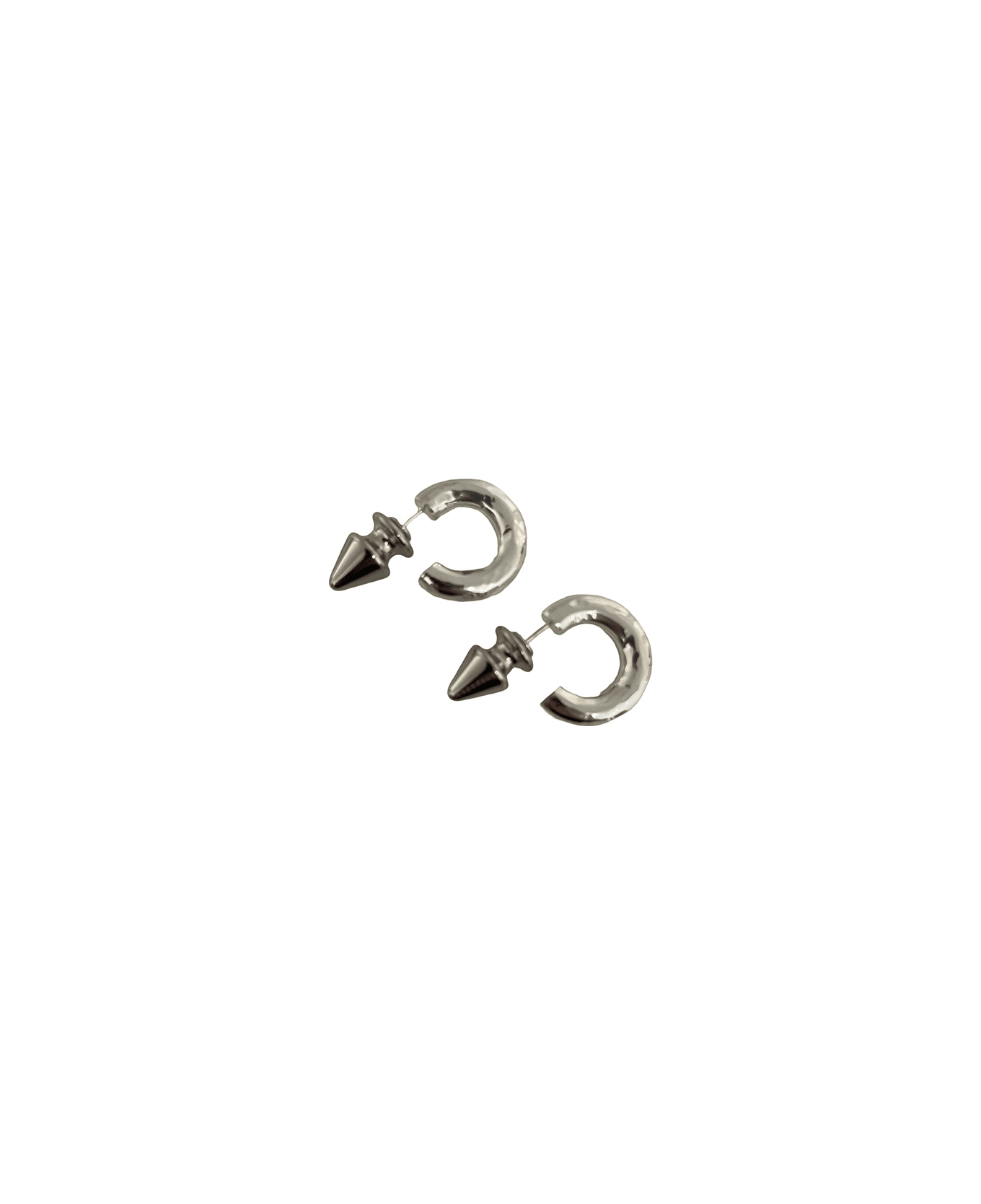 Innerraum Object Ea6 Spike Earrings - Silver