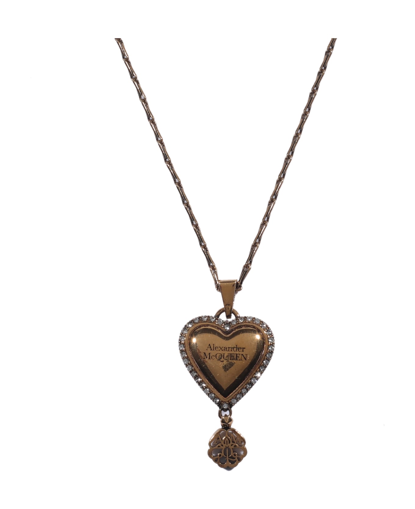 Alexander McQueen Heart Necklace - Oro