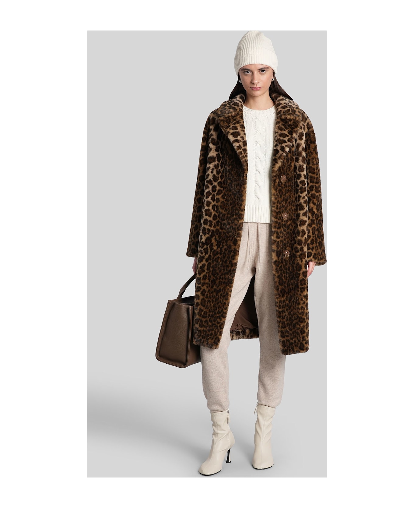 MC2 Saint Barth Grenelle Wool Pants In Beige Wool - beige