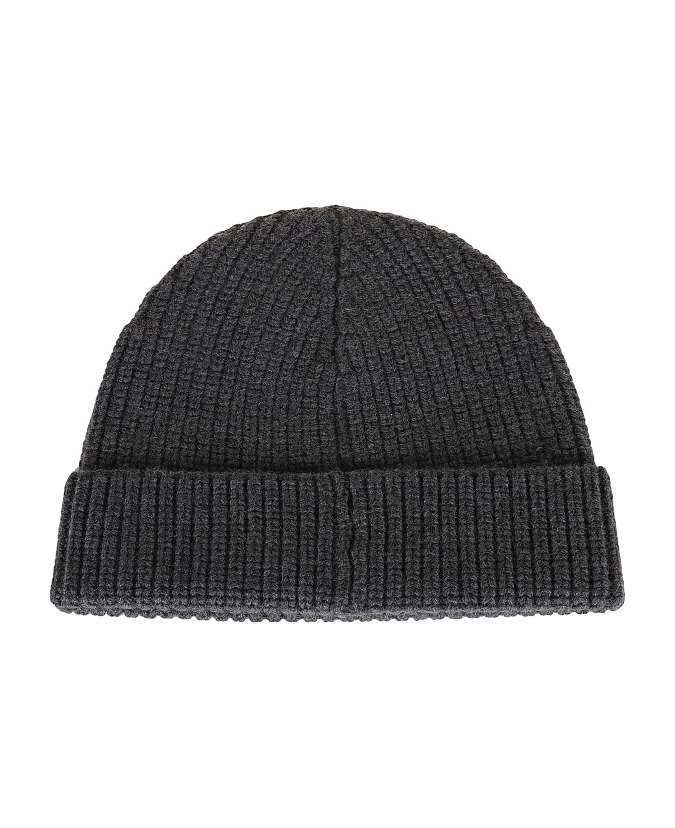 Valentino Garavani Beanie With Metal Logo - Grigio Melange