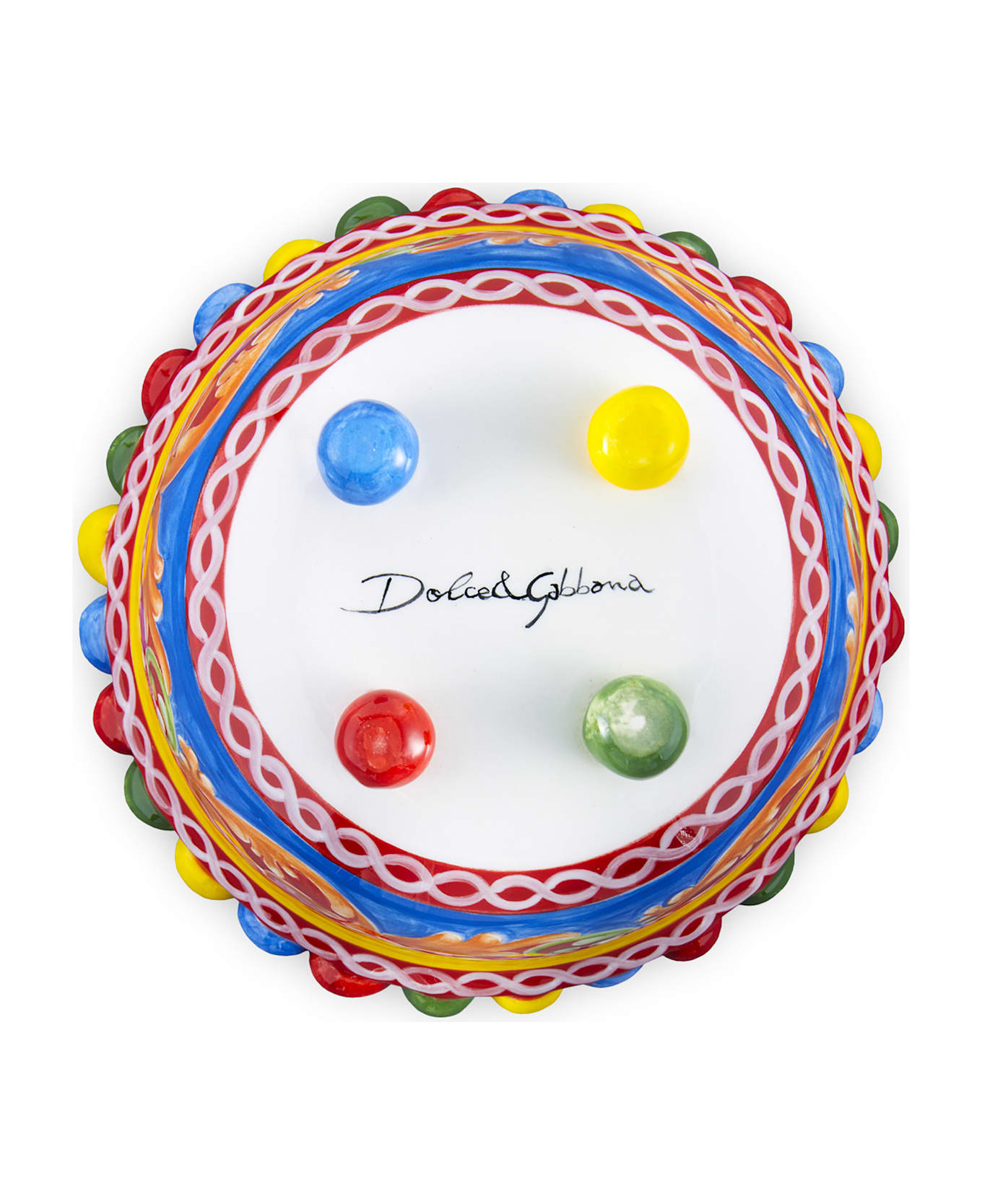 Dolce & Gabbana Large Trinket Dish Carretto - Multicolor