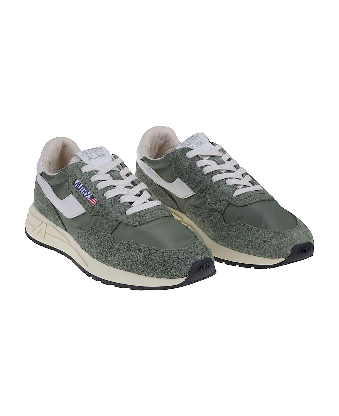 Autry Reelwind Low Sneakers - White/military