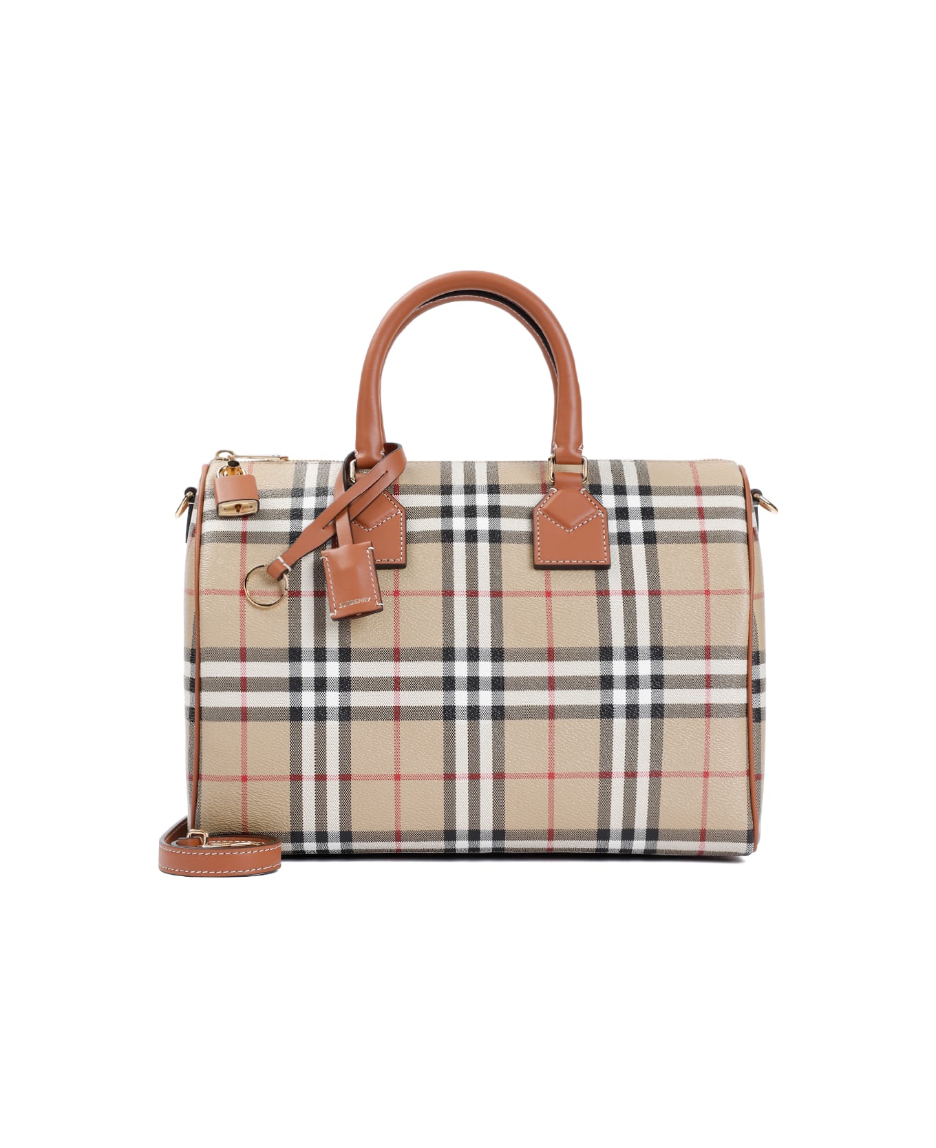 Burberry Bowling Medium Check Handbag | italist