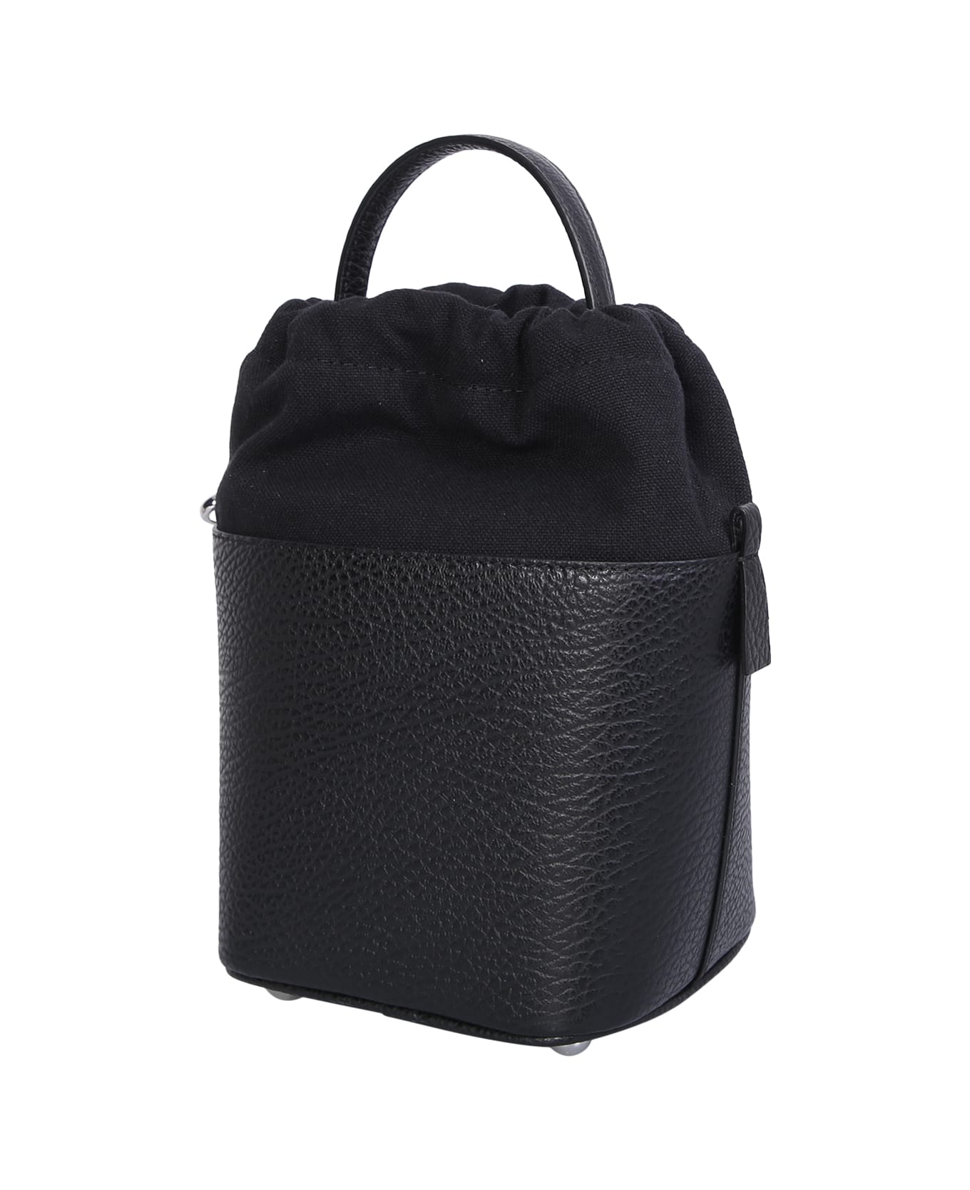 Maison Margiela 5ac Numbers-patch Bucket Bag - Black