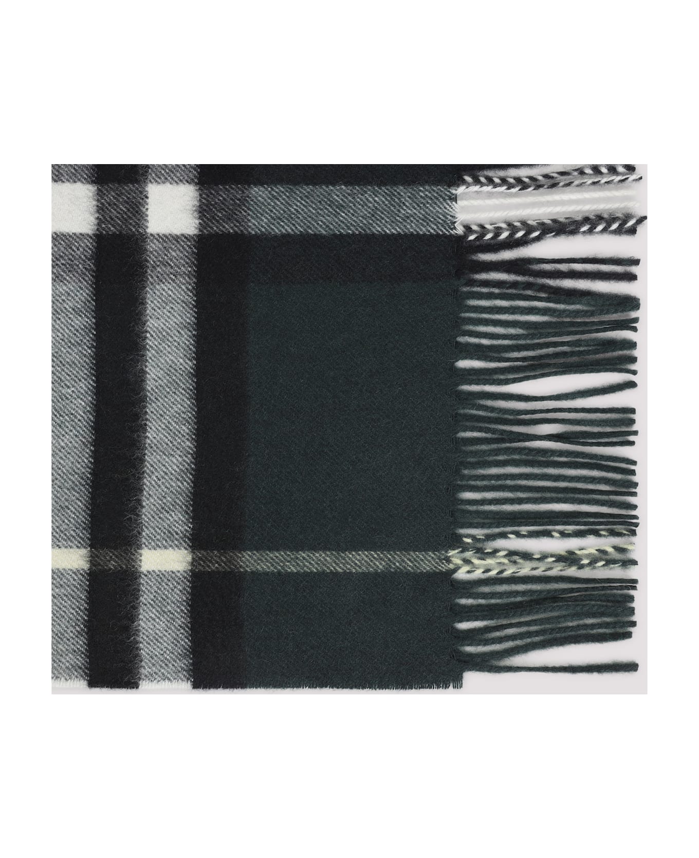 Burberry Giant Check Scarf - Anchor Green