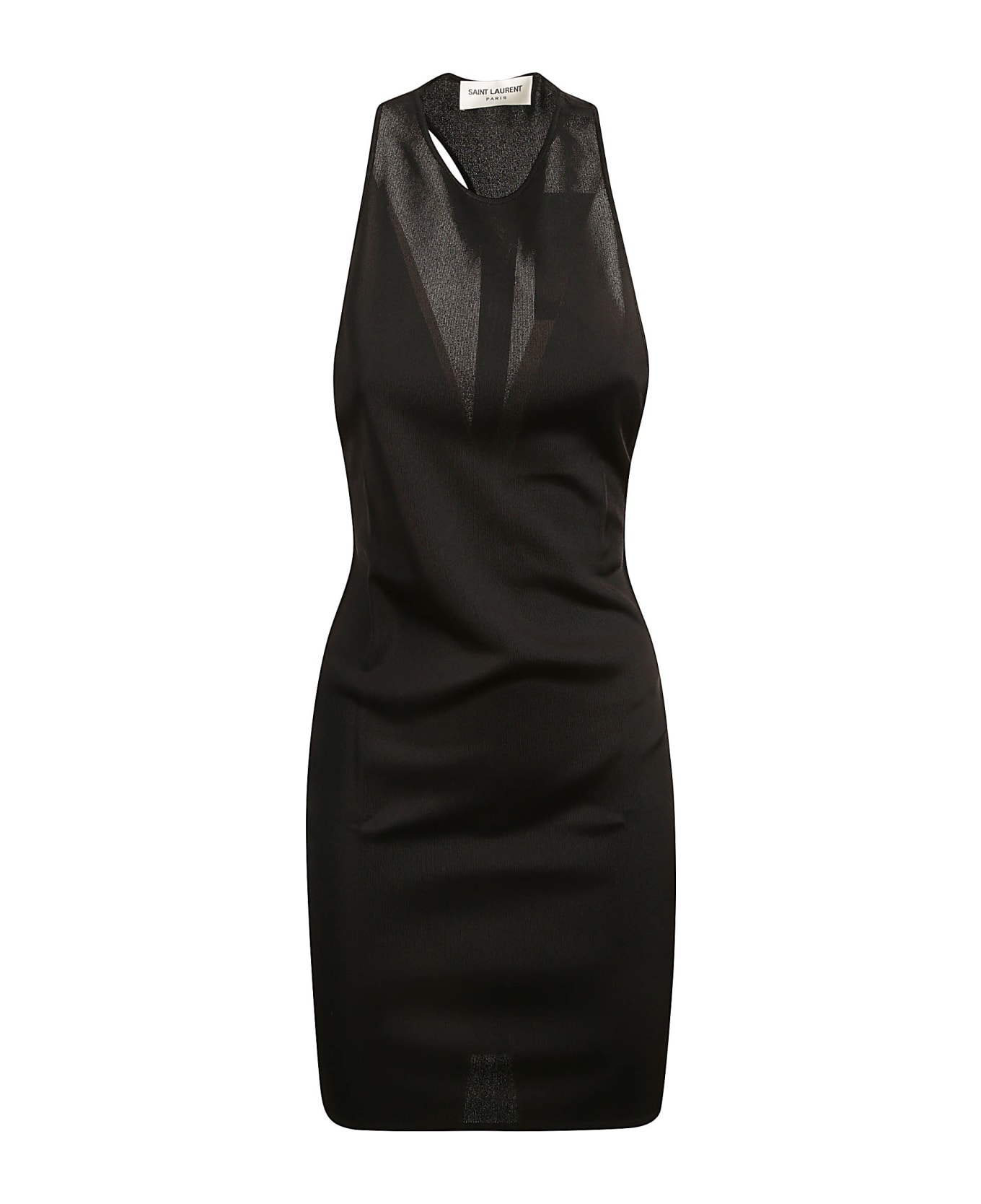 Saint Laurent Short-length Sleeveless Dress - Black