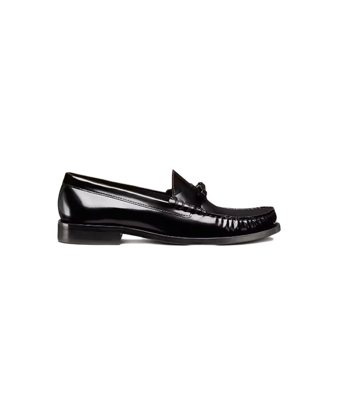 Stuart Weitzman ''tish Bow'' Mocassin - Black