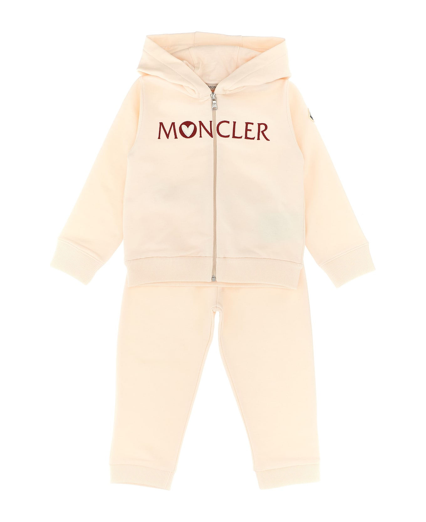 Moncler Complete Hoodie + Joggers - Pink
