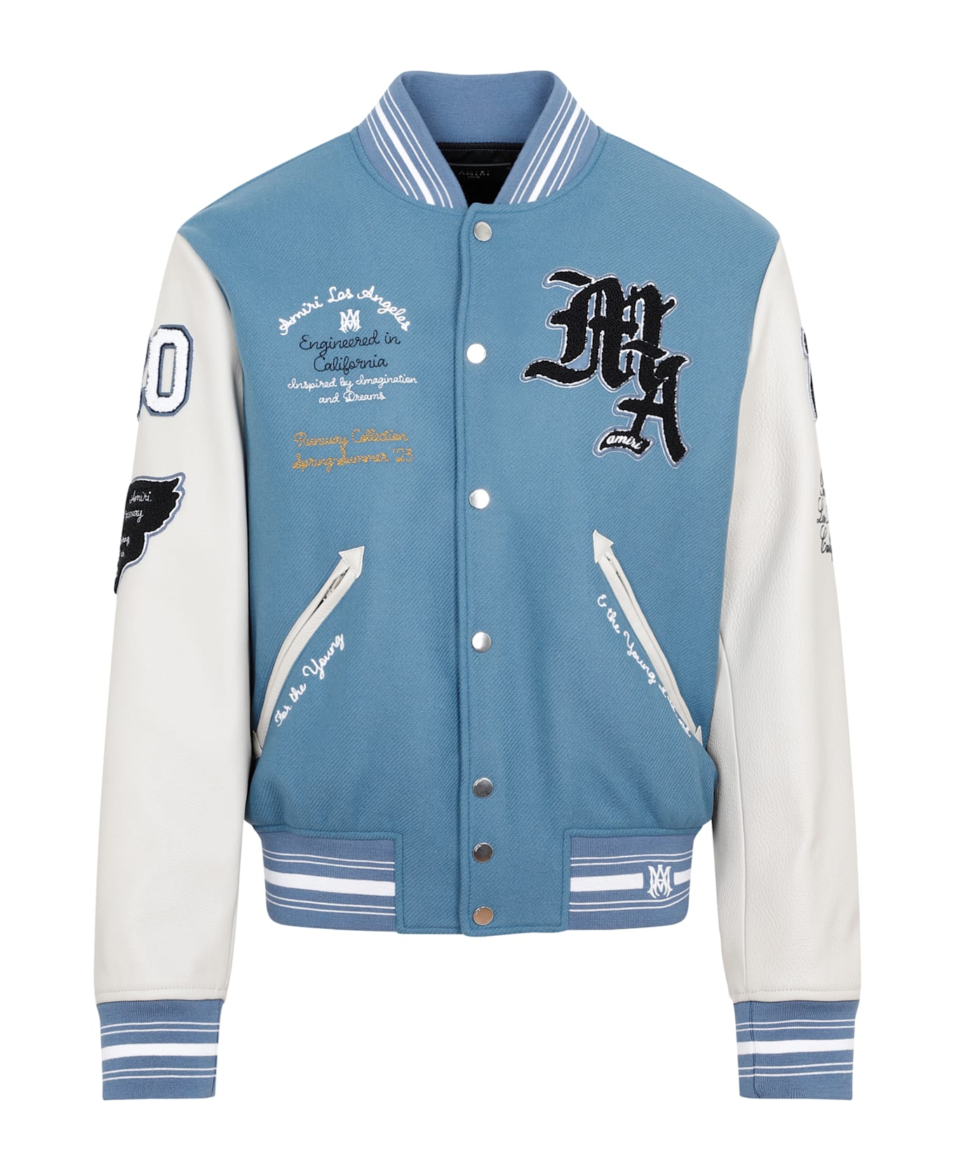 AMIRI Oversized Varsity Jacket - Bluefin