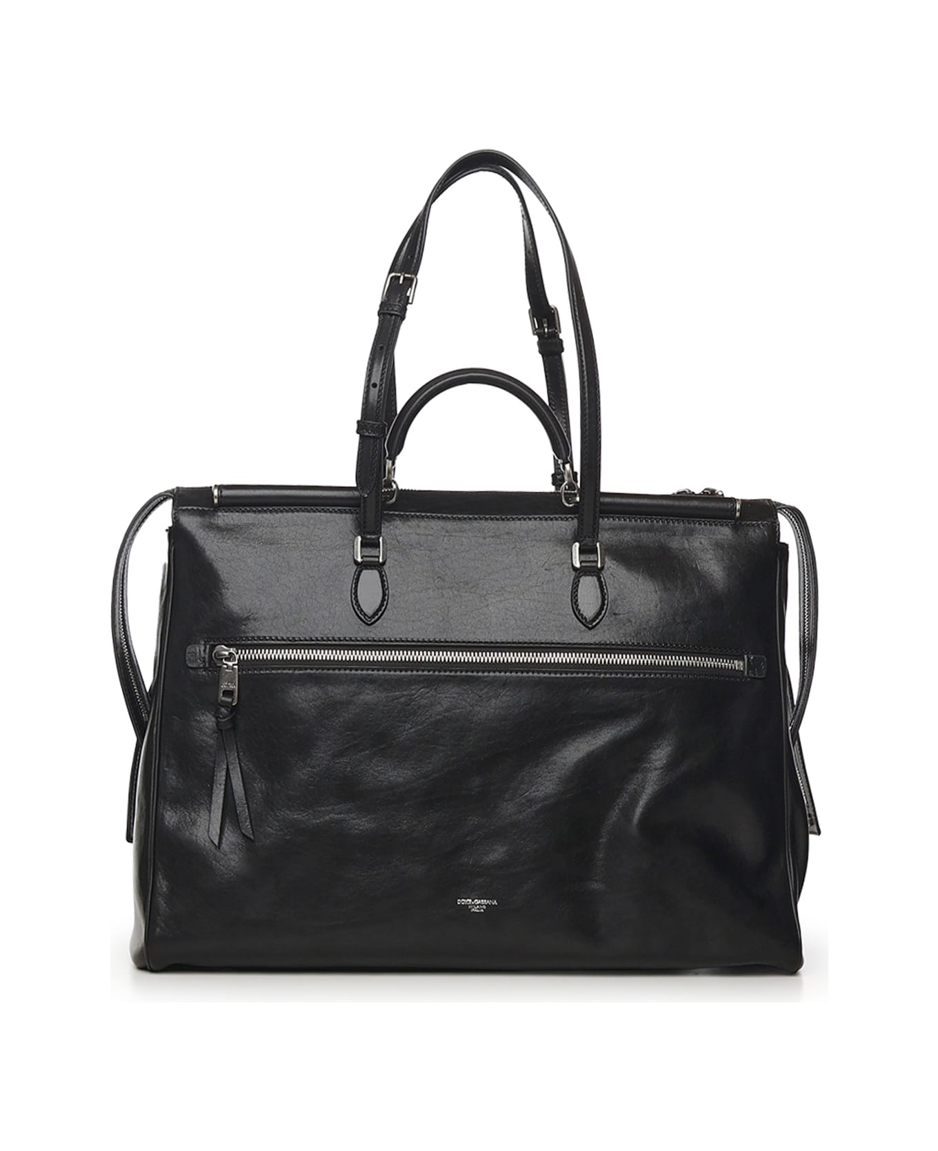 Dolce 
Gabbana Vittoria Leather Bag - Black