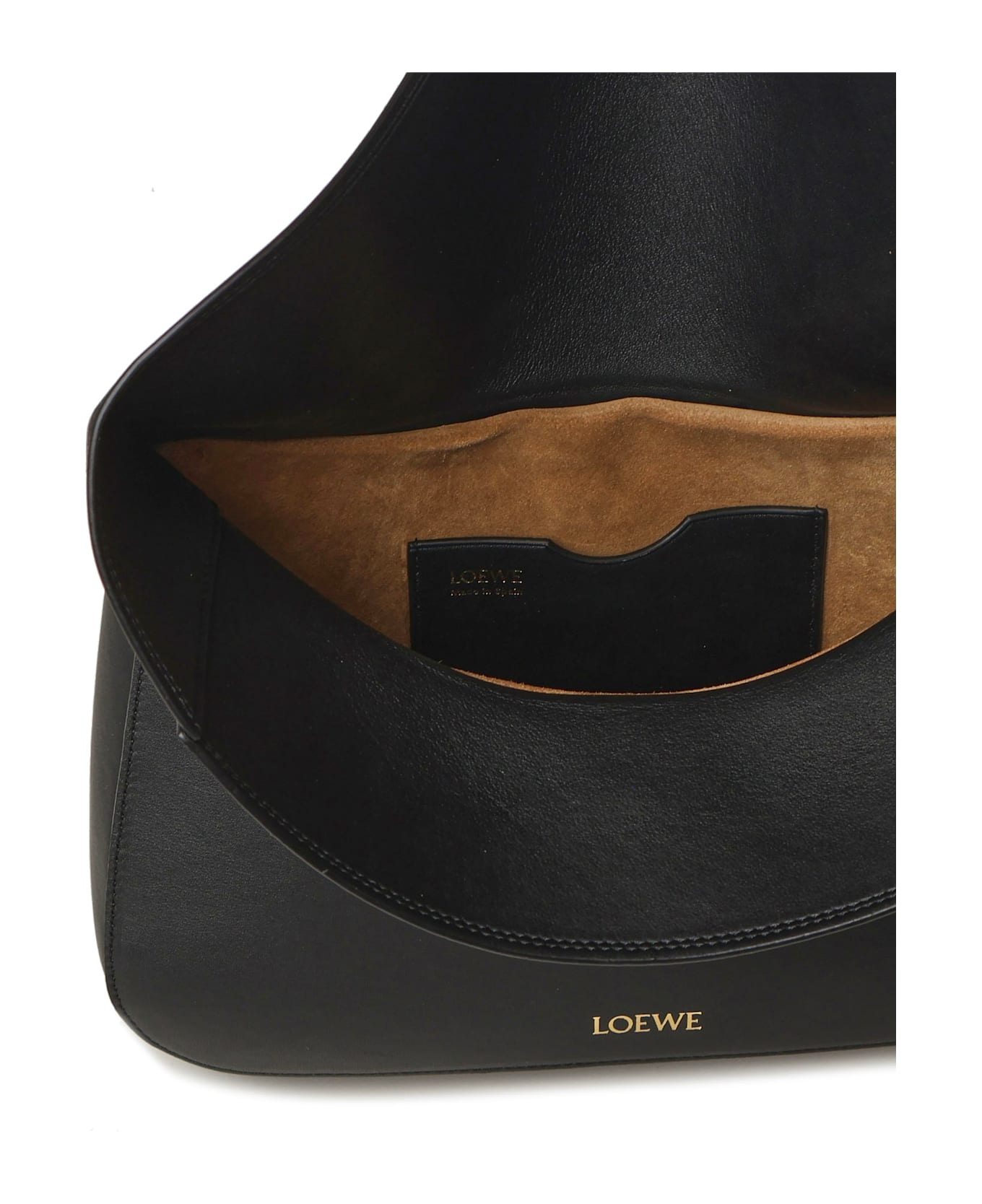 Loewe Medium Ola Calfskin Bag - Black