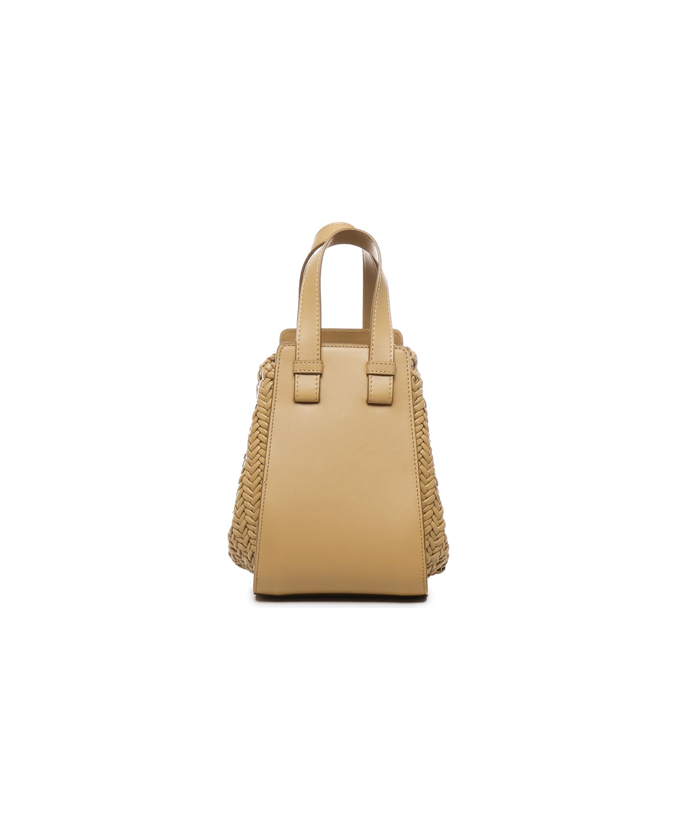 Loewe Beige Leather Hammock Bucket Bag - SAHARA