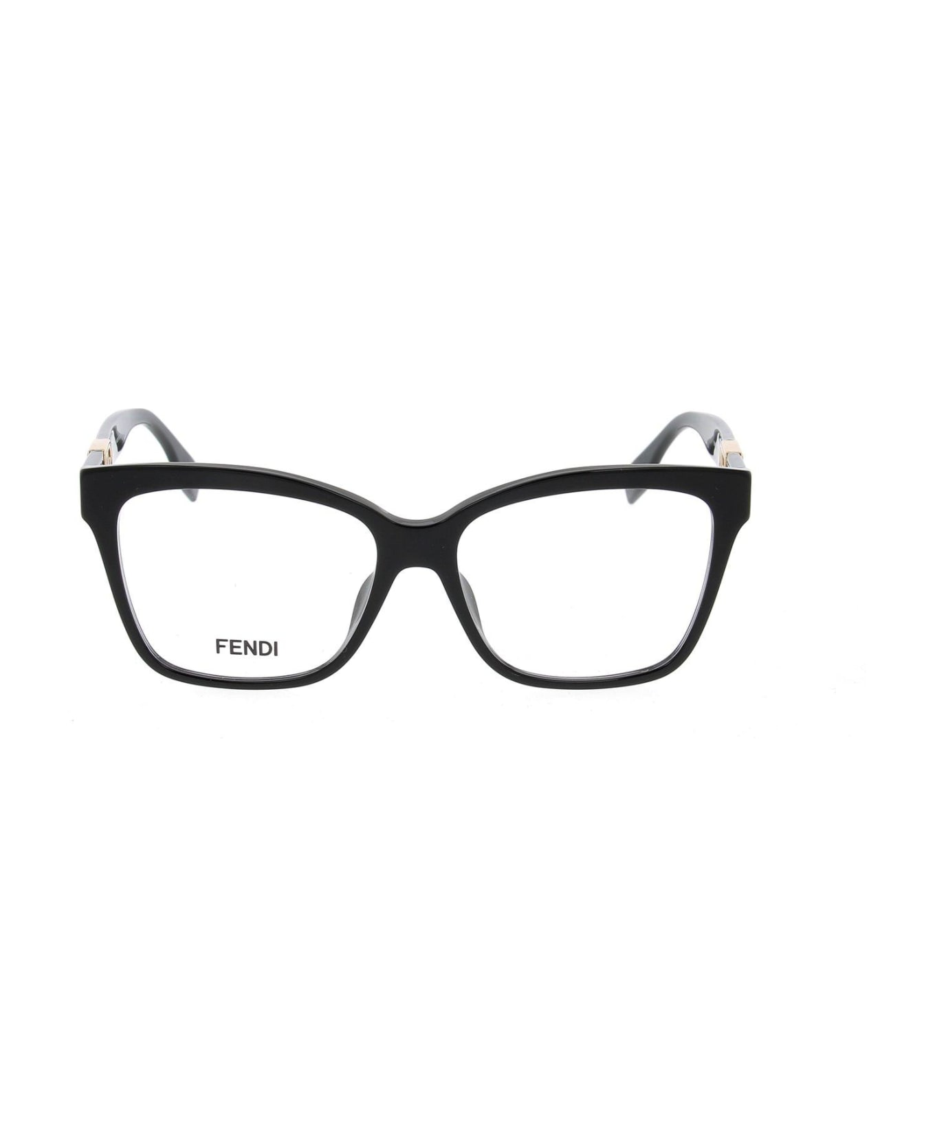 【送料&関税込】Fendi Square Frame Glasses FENDI FE50064I 001 Black Square Glasses - US