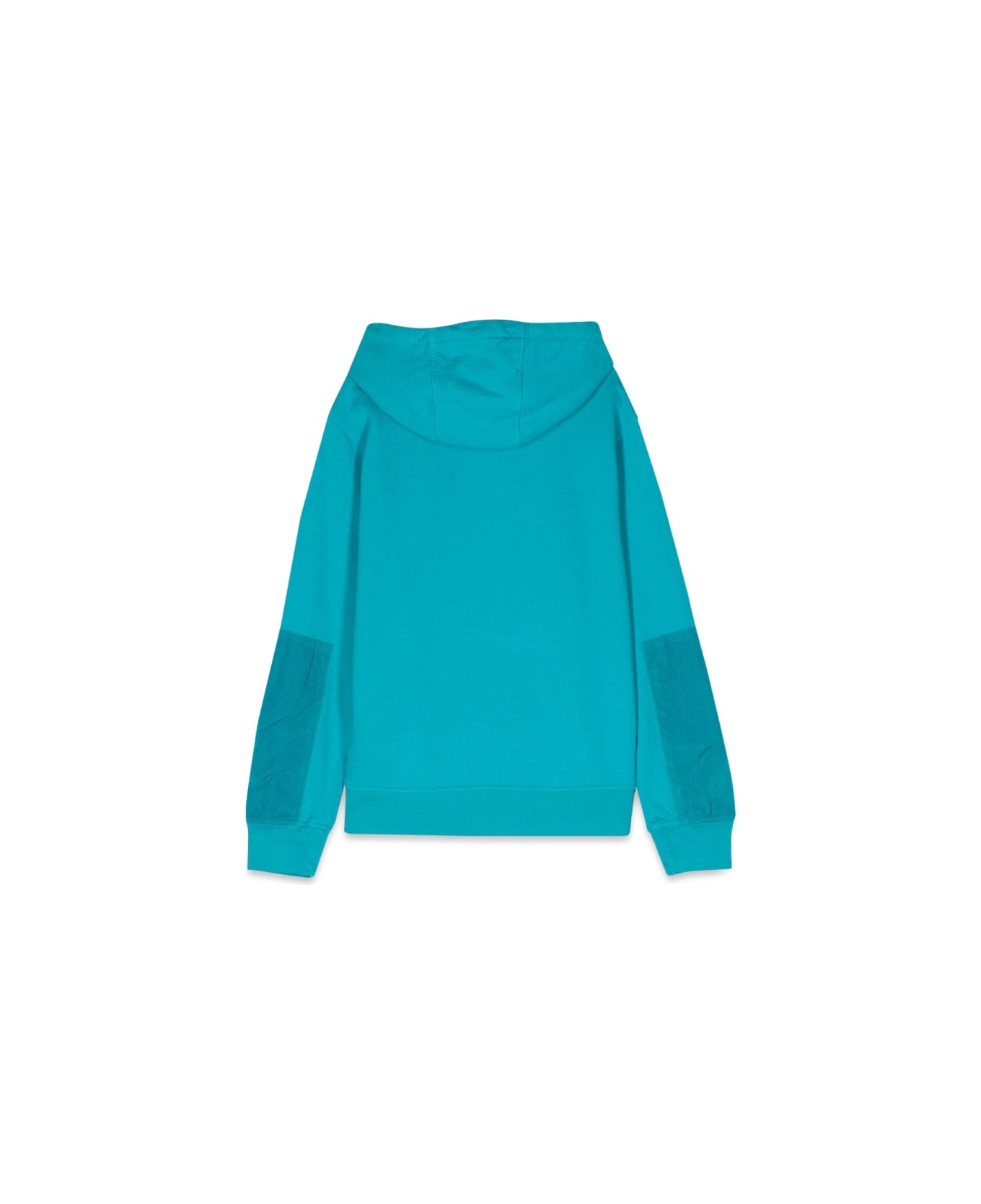 C.P. Company Logo Hoodie - AZURE