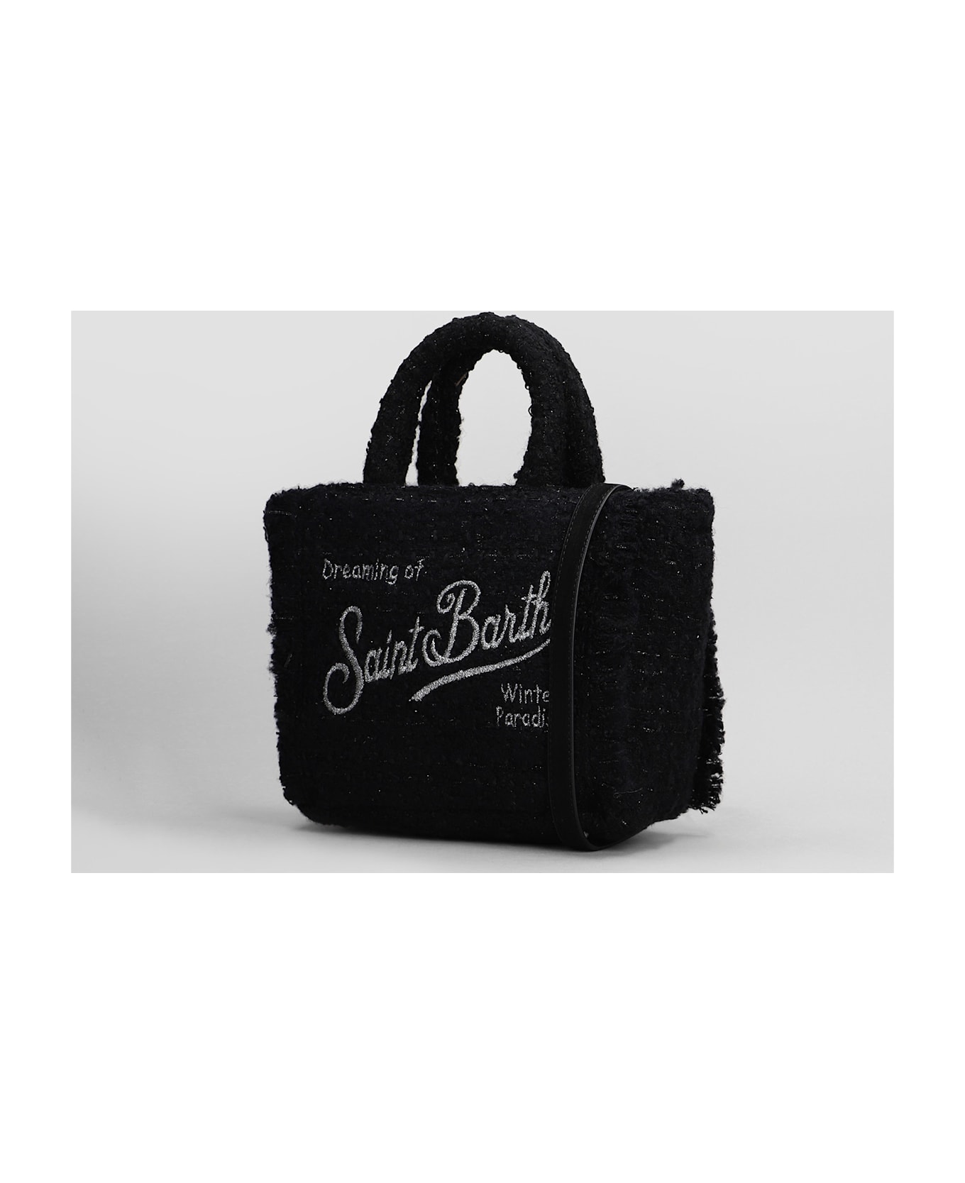 MC2 Saint Barth Vanity Mini Classic Tote In Black Polyester - black