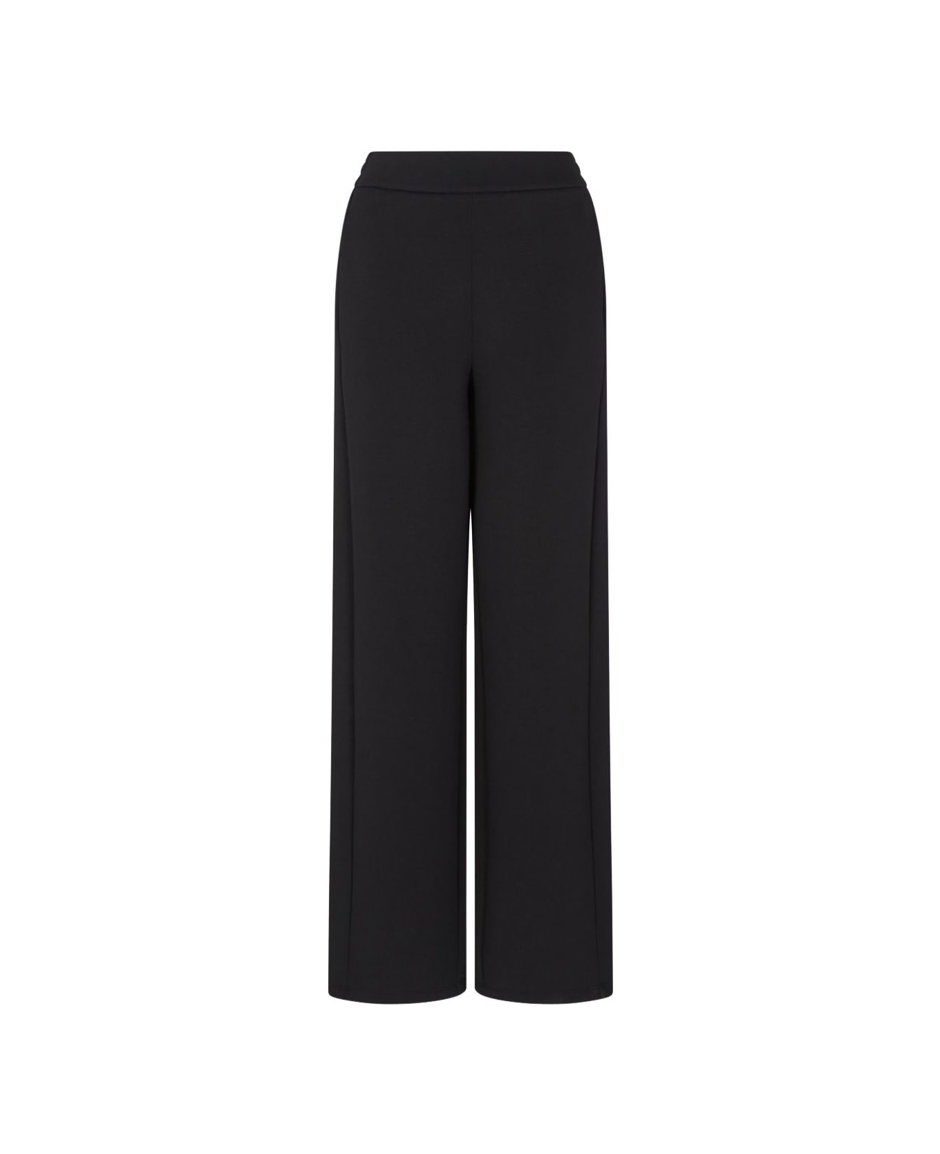 Emporio Armani Straight-leg Trousers - Black