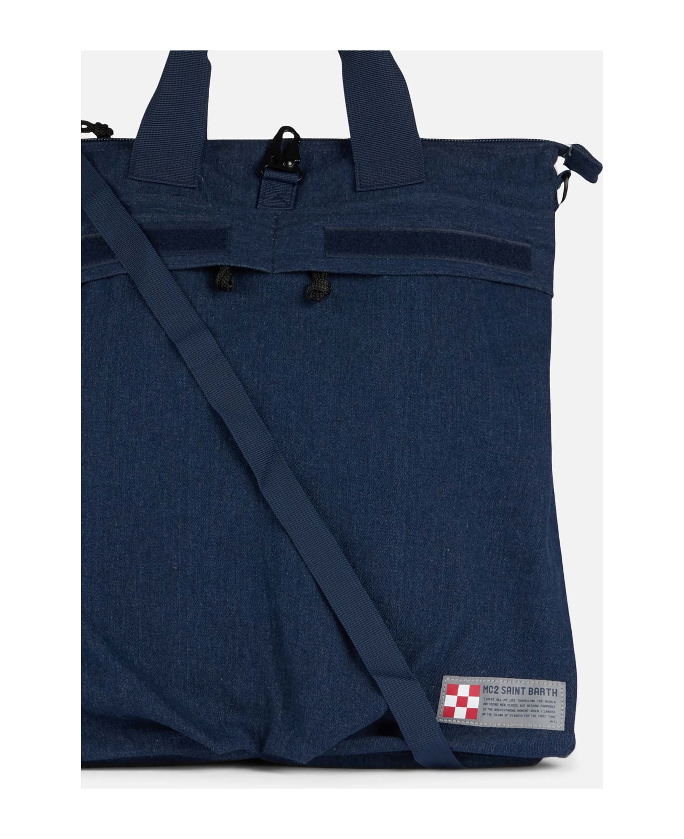 MC2 Saint Barth Denim Canvas Backpack Helmut