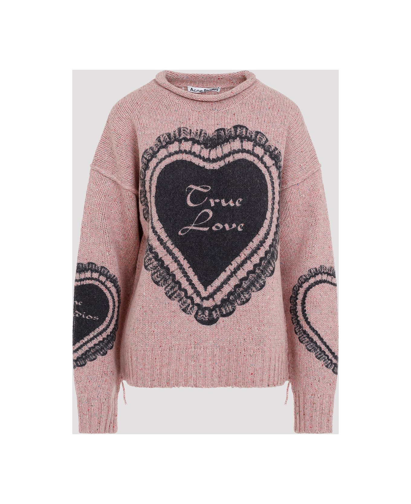 Acne Studios Virgin Wool Pullover - Coa Faded Pink