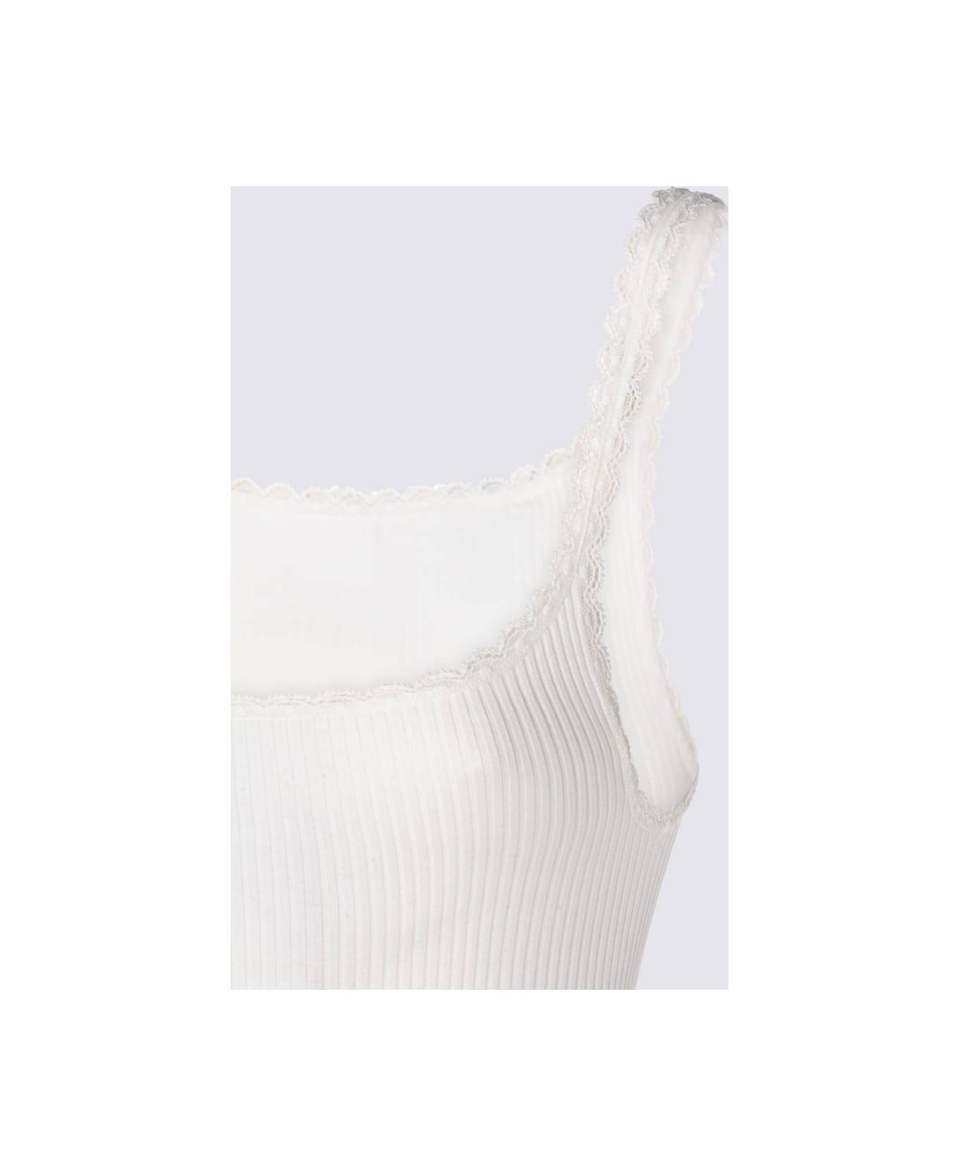 Chloé White Cotton Top - White