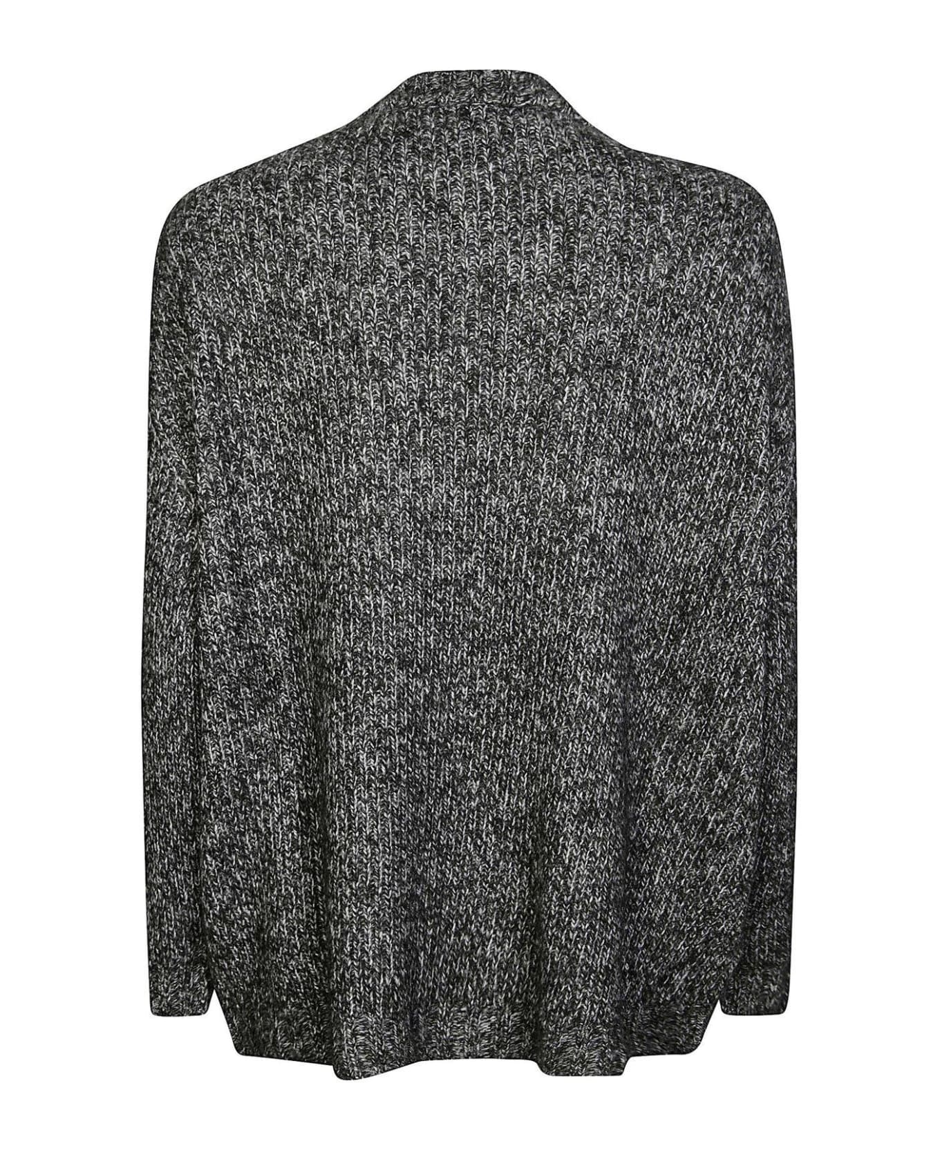 Pinko Erbaceo V-neck Knitted Cardigan - Grey