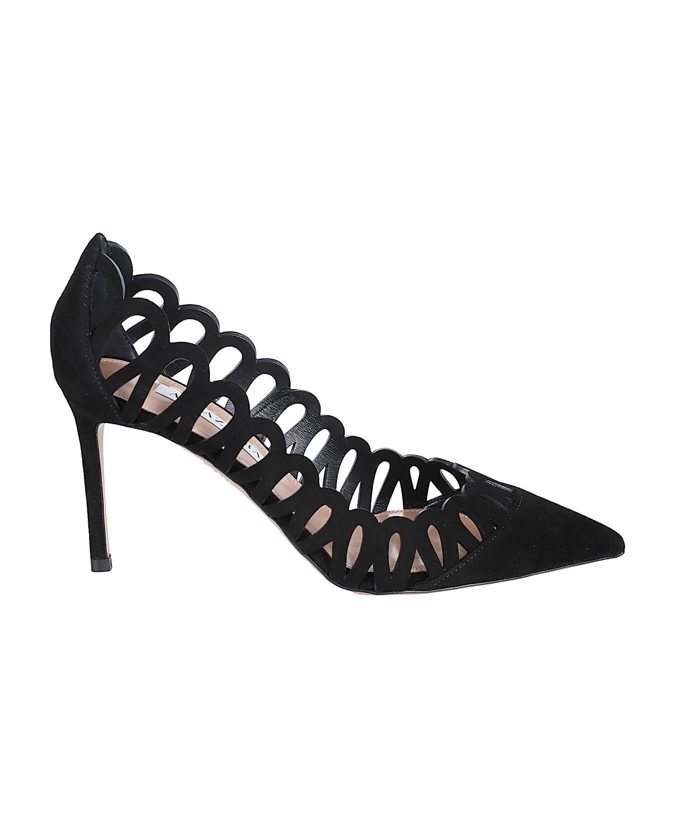 Aquazzura Peep Pump 85 - Black