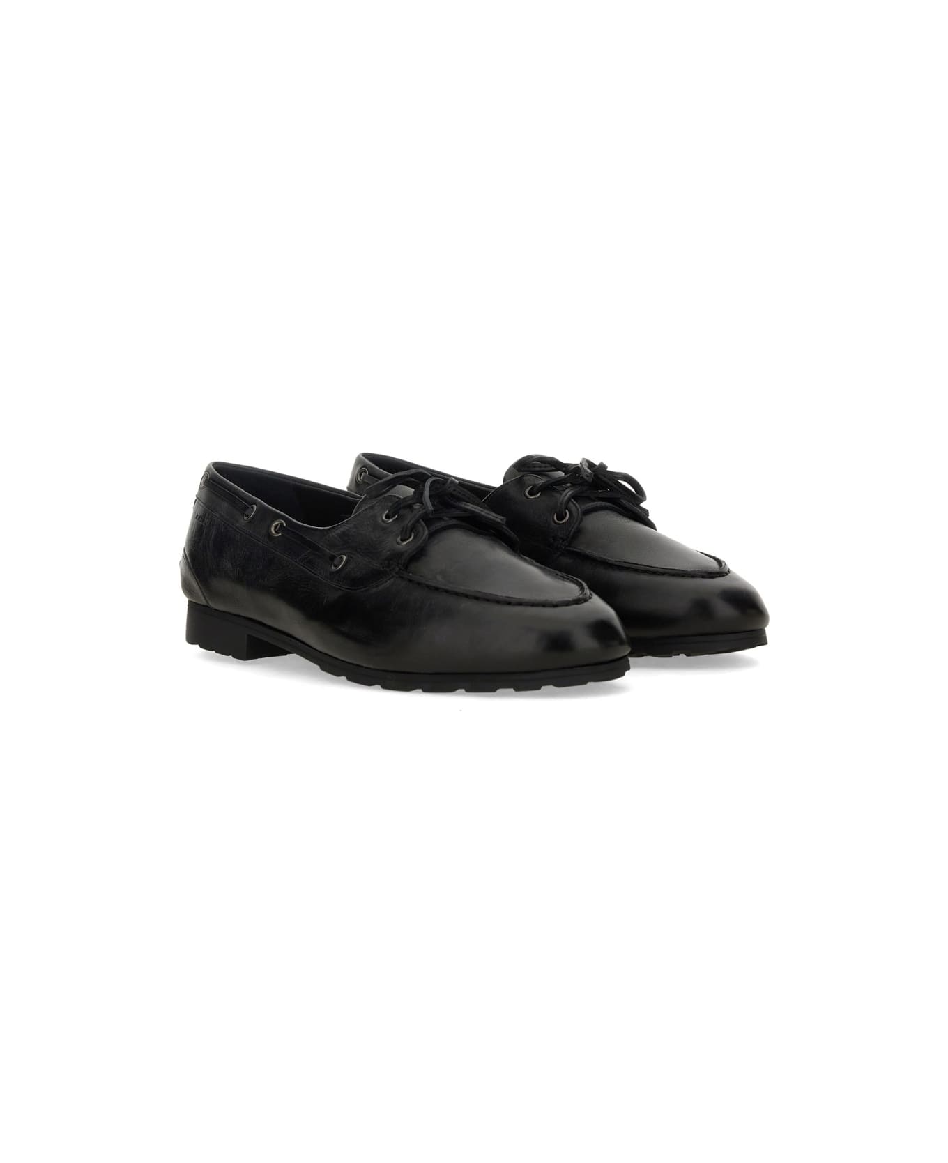 Bally Leather Loafer - BLACK
