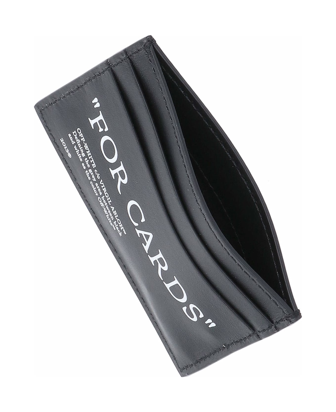 Off-White 
for Cards
 Logo Card Holder - Black