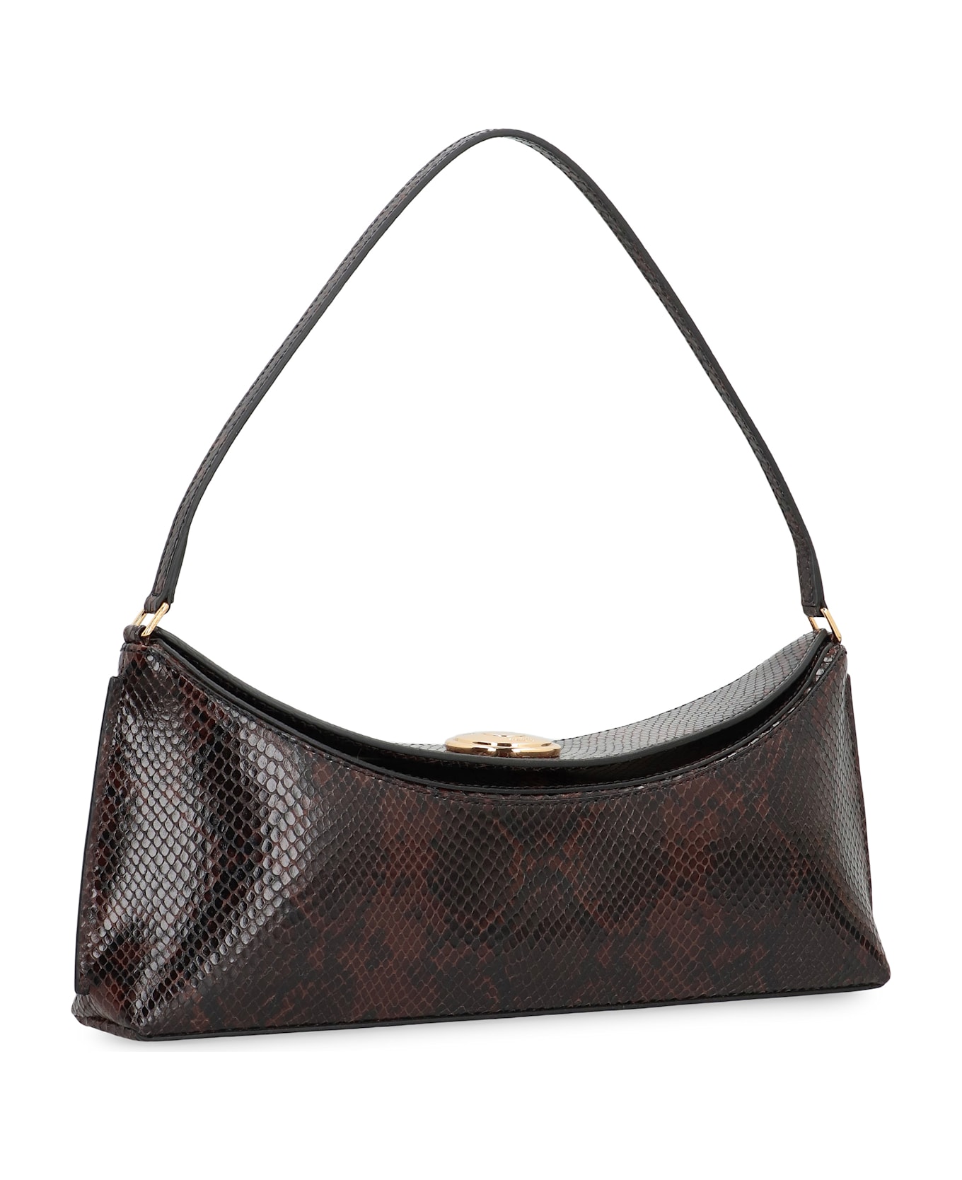 Jacquemus Ovalo Clutch - brown