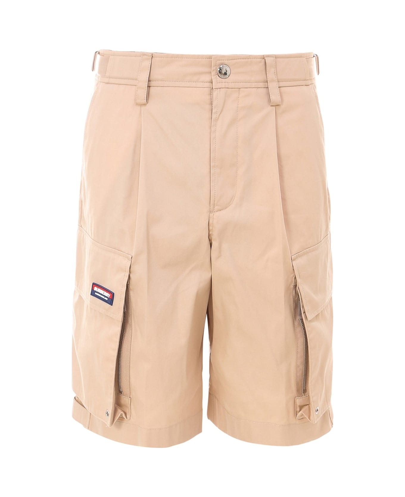 Burberry Cotton Bermuda Shorts - Beige