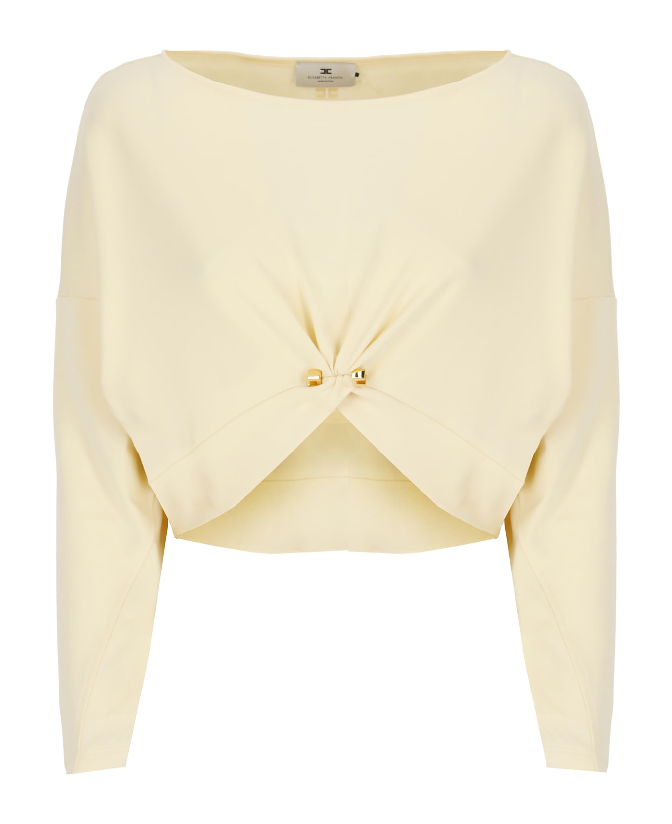 Elisabetta Franchi Viscose Sweater Elisabetta Franchi - Yellow